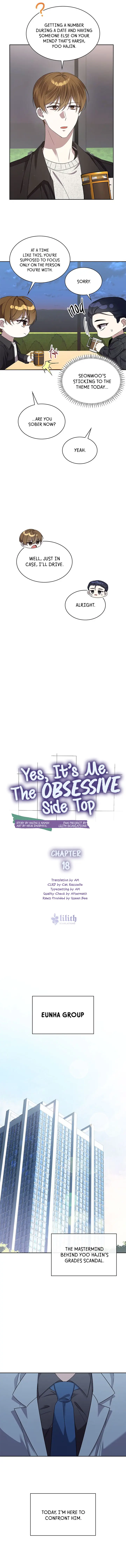 Yes, It's Me. The Obsessive Side Top - Chapter 18