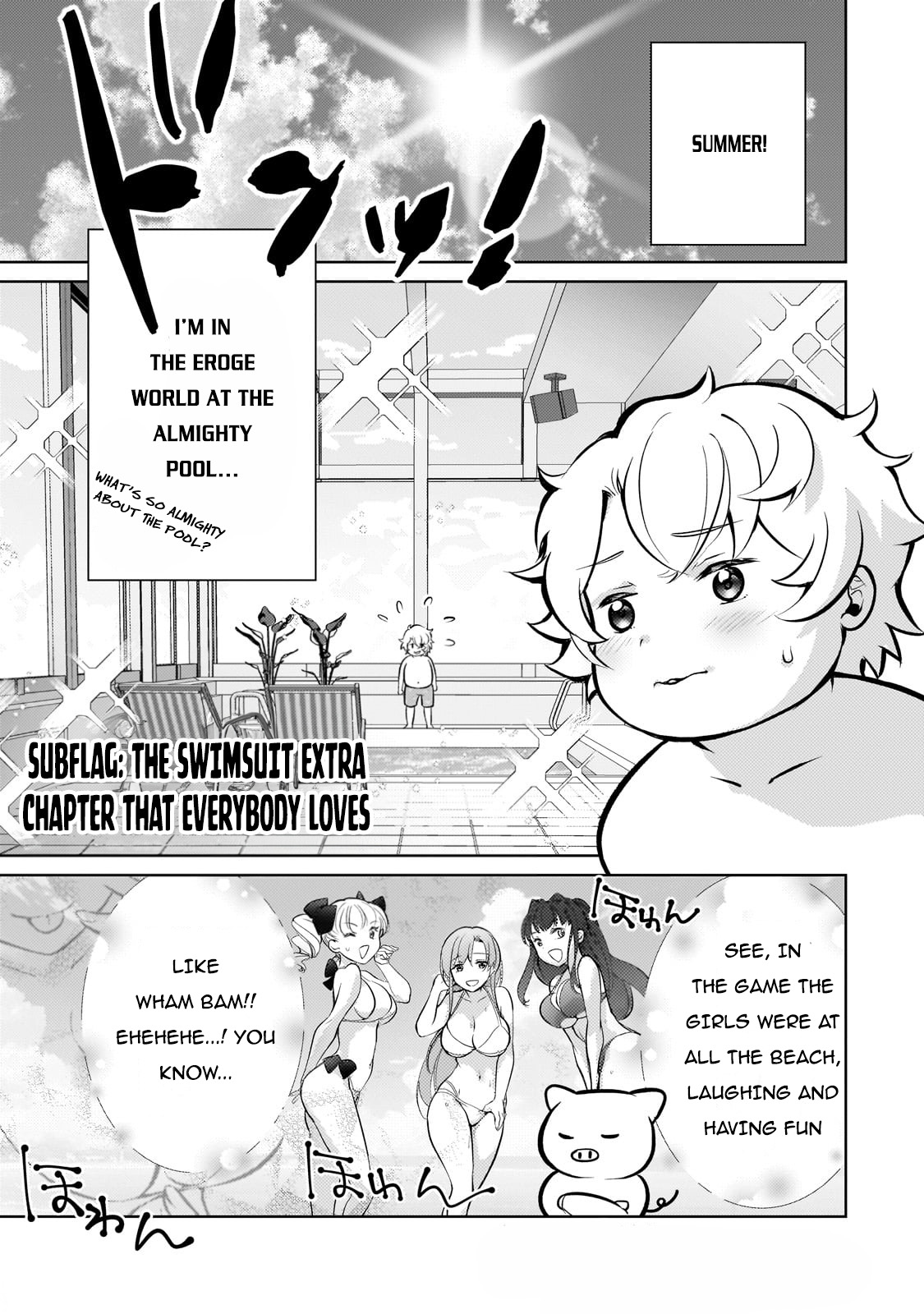 Reincarnation To The World Of “Eroge”: The Story About Lazy Aristocrat Who Struggle For Resist His Destiny - Chapter 9.5: The Swimsuit Extra Chapter That Everbody Loves