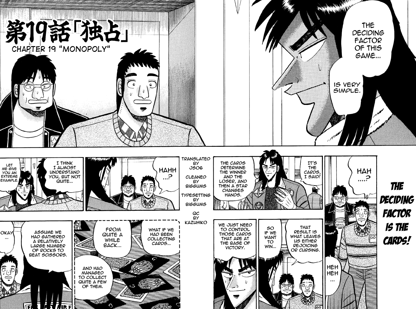 Tobaku Mokushiroku Kaiji - Vol.2 Chapter 19: Monopoly