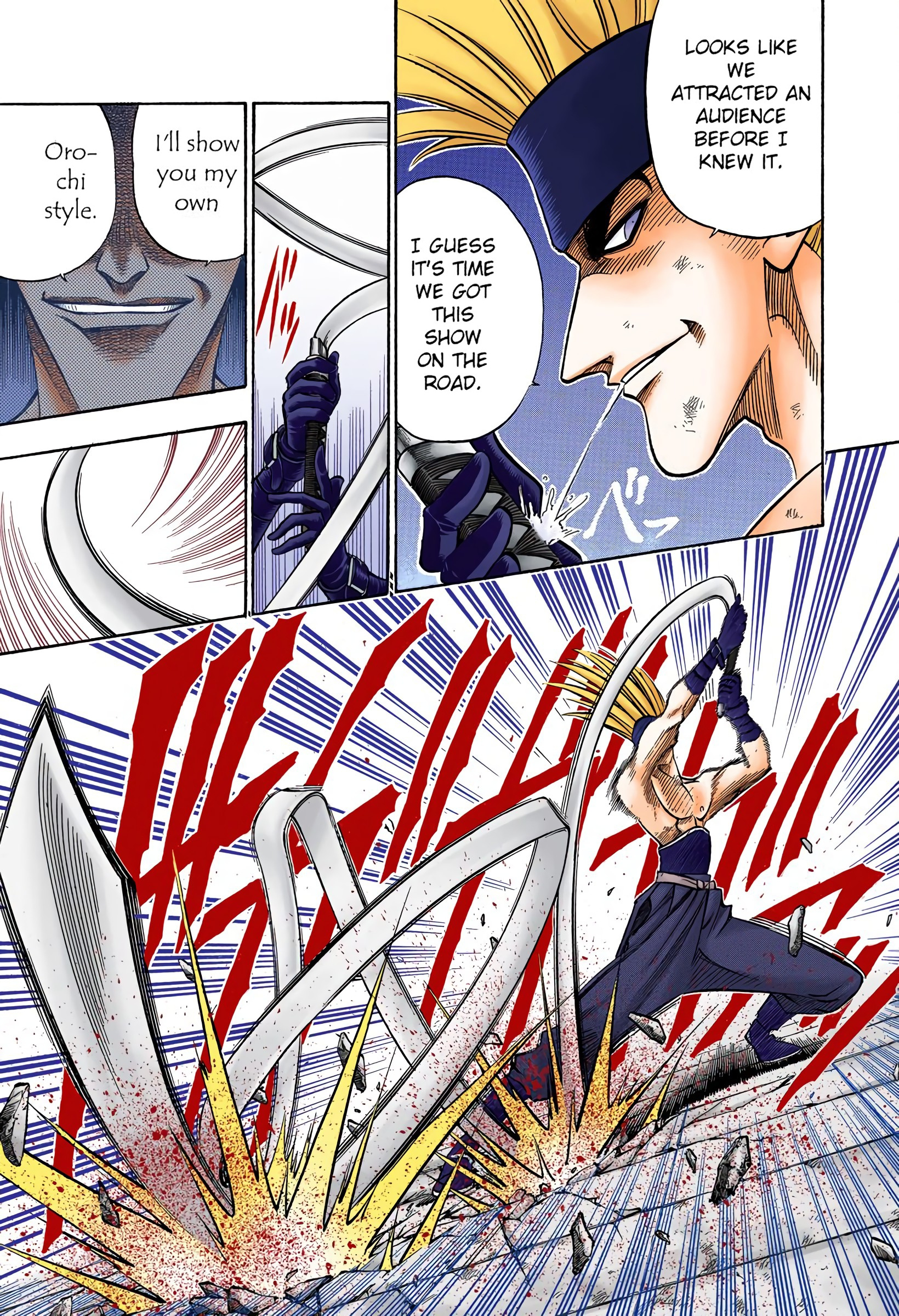 Rurouni Kenshin: Meiji Kenkaku Romantan - Digital Colored Comics - Vol.10 Chapter 79: The Thin-Bladed Katana