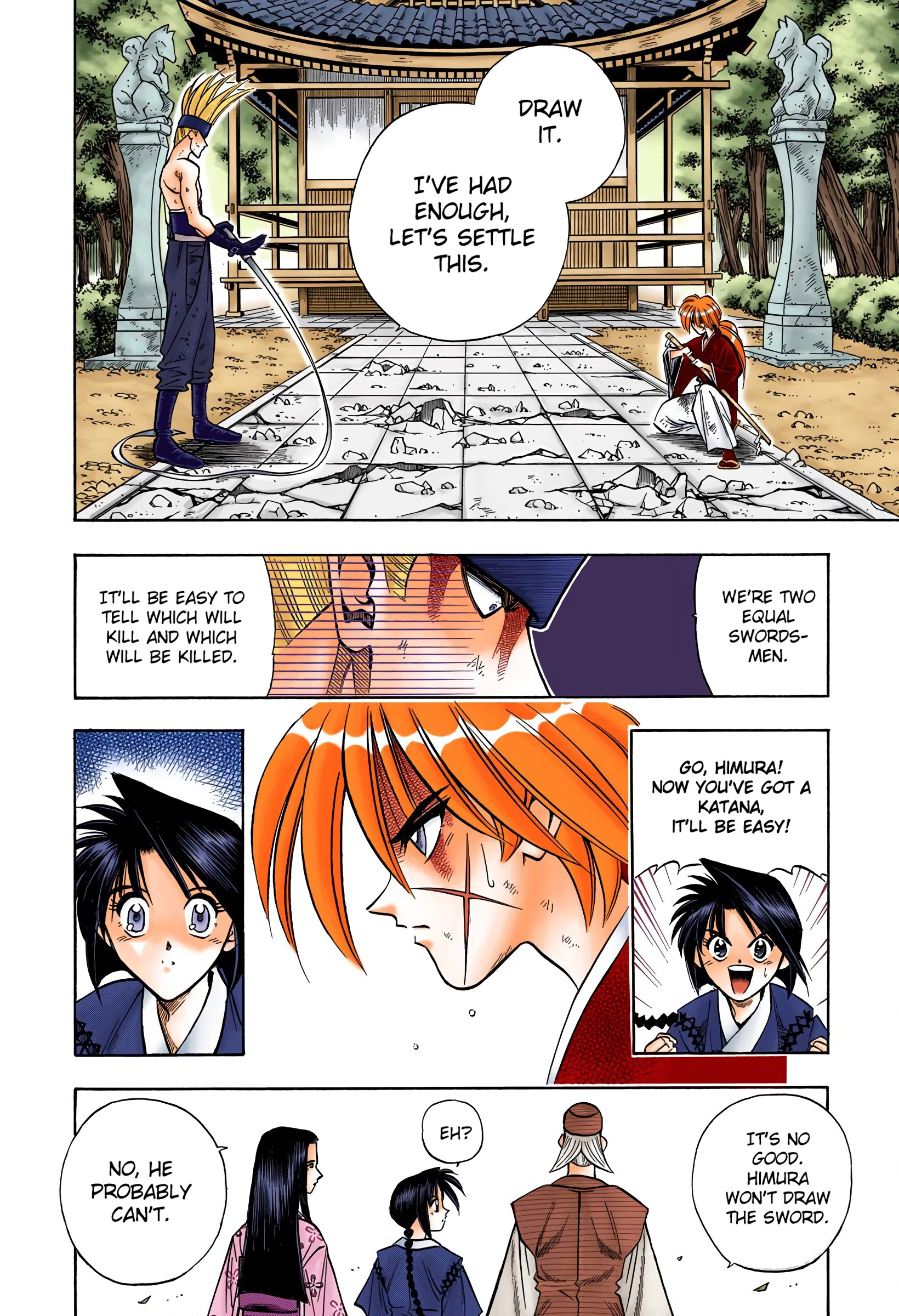 Rurouni Kenshin: Meiji Kenkaku Romantan - Digital Colored Comics - Vol.10 Chapter 80: The Katana Forbidden To Draw