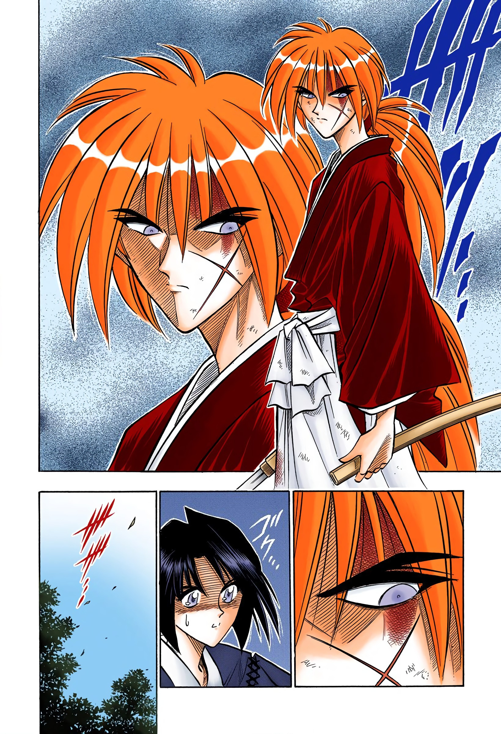 Rurouni Kenshin: Meiji Kenkaku Romantan - Digital Colored Comics - Vol.10 Chapter 81: Shakkuu's Thoughts