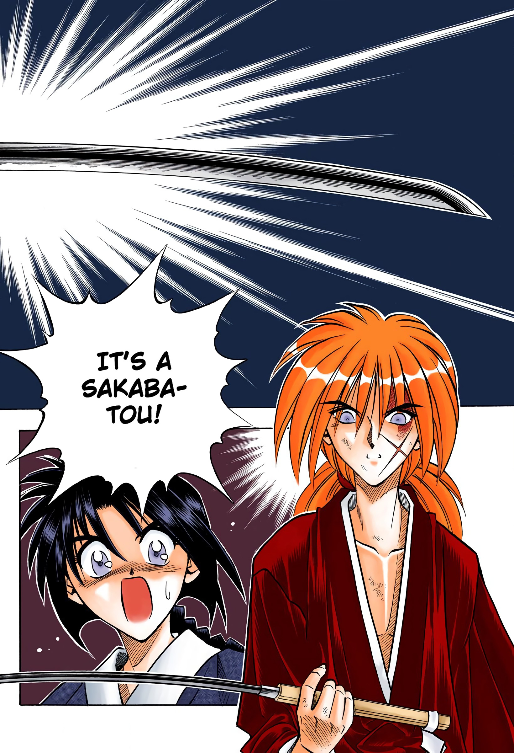 Rurouni Kenshin: Meiji Kenkaku Romantan - Digital Colored Comics - Vol.10 Chapter 81: Shakkuu's Thoughts