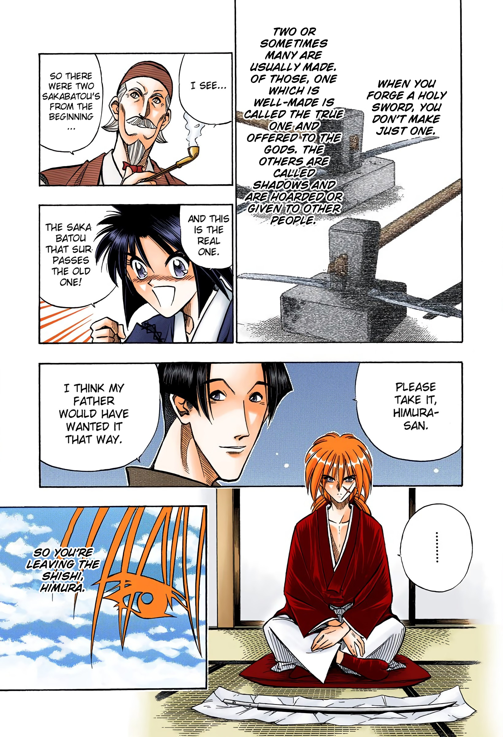 Rurouni Kenshin: Meiji Kenkaku Romantan - Digital Colored Comics - Vol.10 Chapter 81: Shakkuu's Thoughts