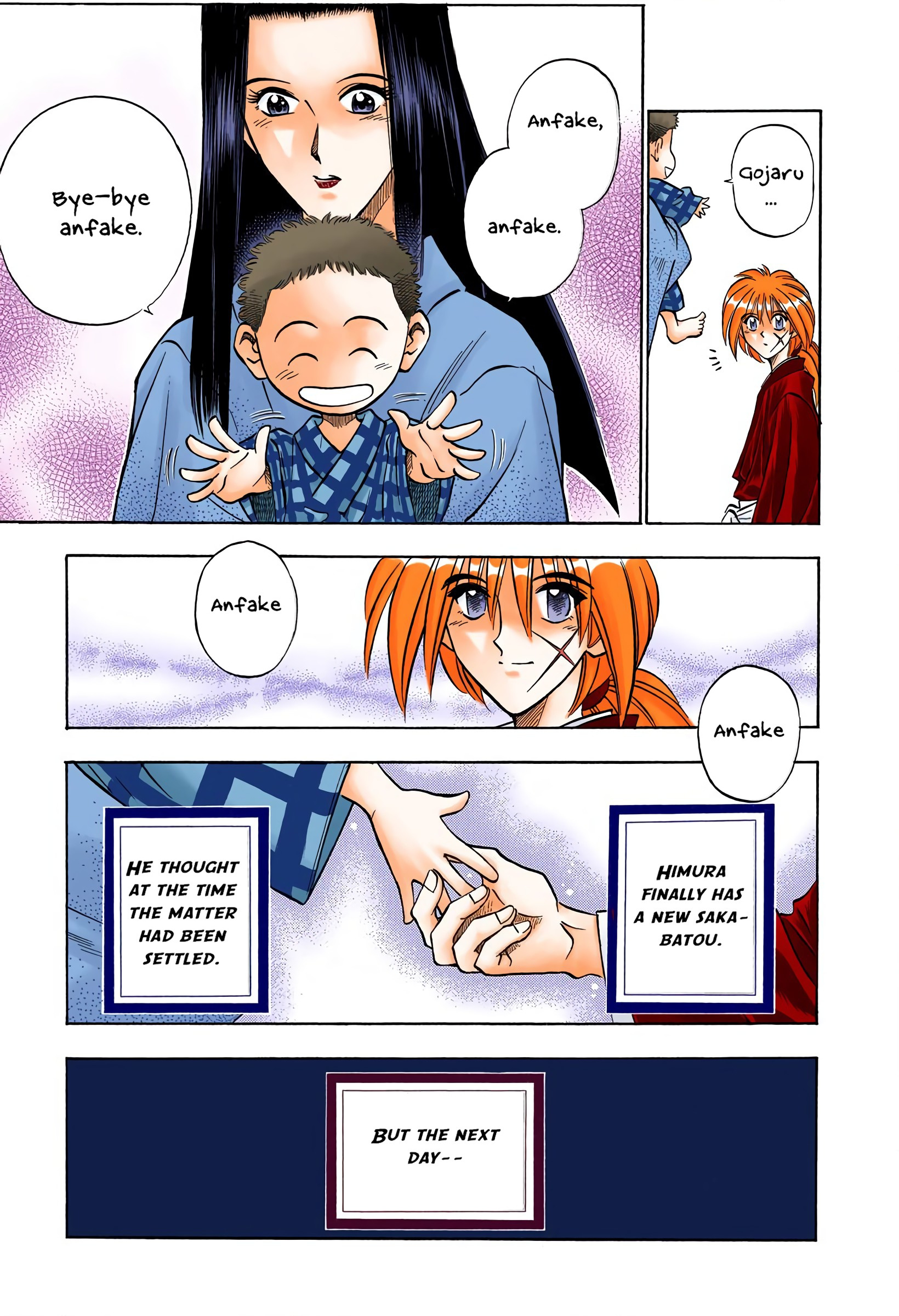 Rurouni Kenshin: Meiji Kenkaku Romantan - Digital Colored Comics - Vol.10 Chapter 81: Shakkuu's Thoughts