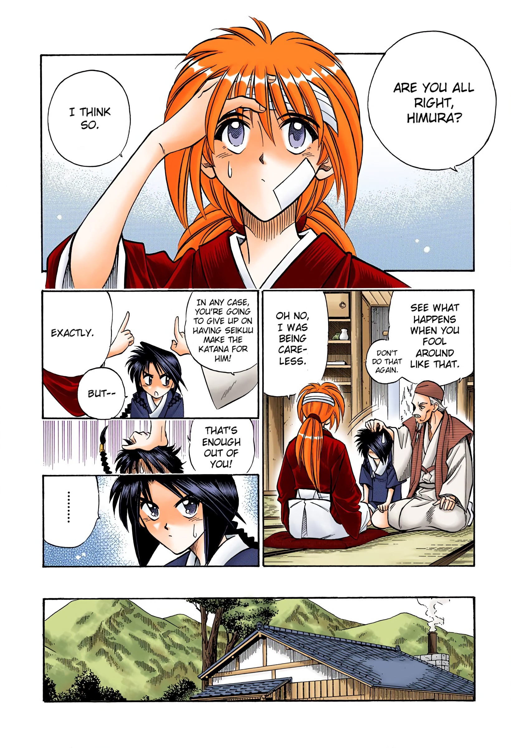 Rurouni Kenshin: Meiji Kenkaku Romantan - Digital Colored Comics - Vol.10 Chapter 77: The Curtain Rises On A Brush With Death