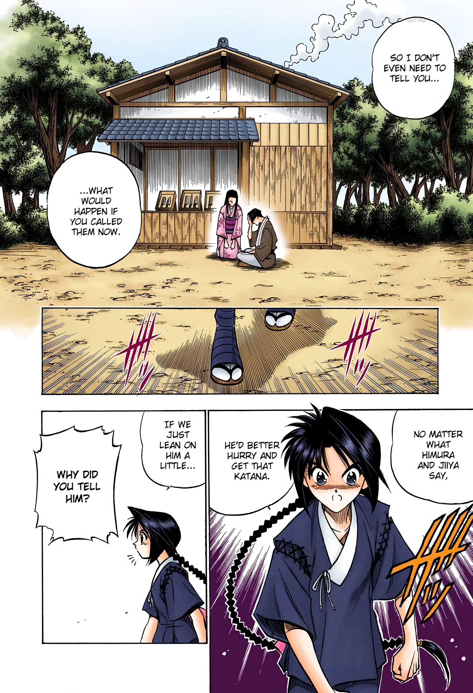 Rurouni Kenshin: Meiji Kenkaku Romantan - Digital Colored Comics - Vol.10 Chapter 77: The Curtain Rises On A Brush With Death