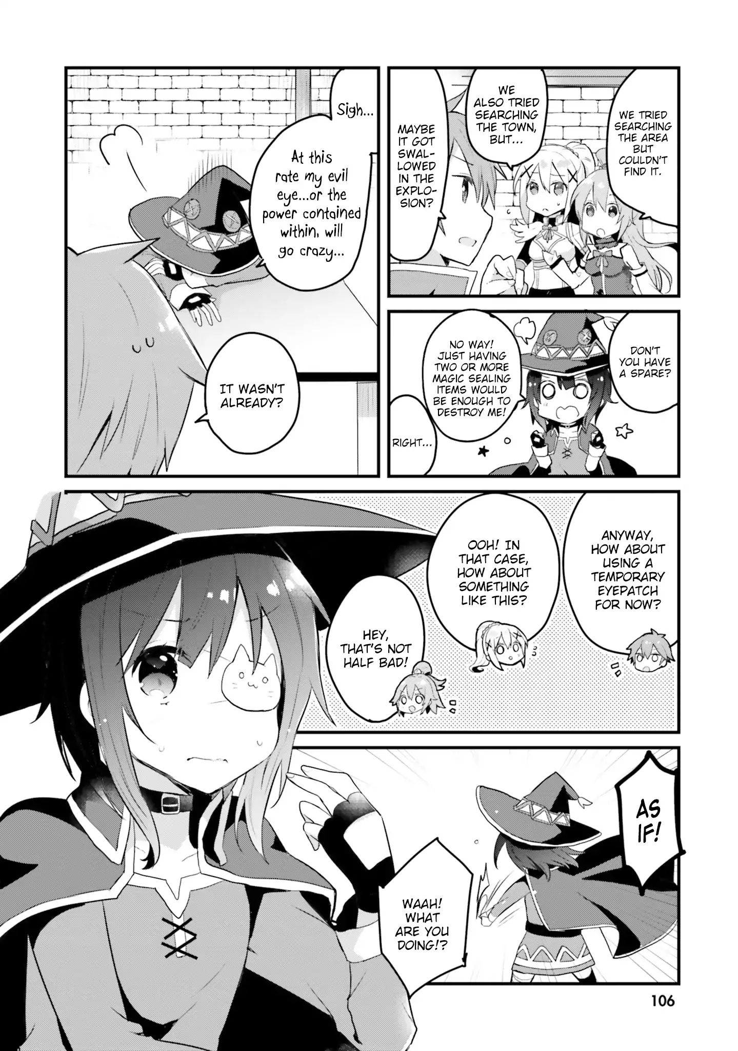 Kono Subarashii Sekai Ni Shukufuku Wo! Megumin Anthology Aka - Chapter 9: Shiroi Hakuto - Explosion Girl And The Precious Eyepatch