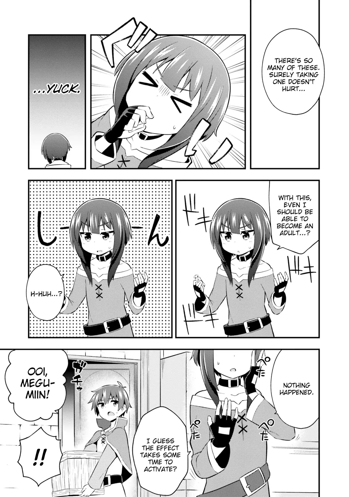 Kono Subarashii Sekai Ni Shukufuku Wo! Megumin Anthology Aka - Chapter 12: Gifting Growth For This Modest Body! (Texteater)