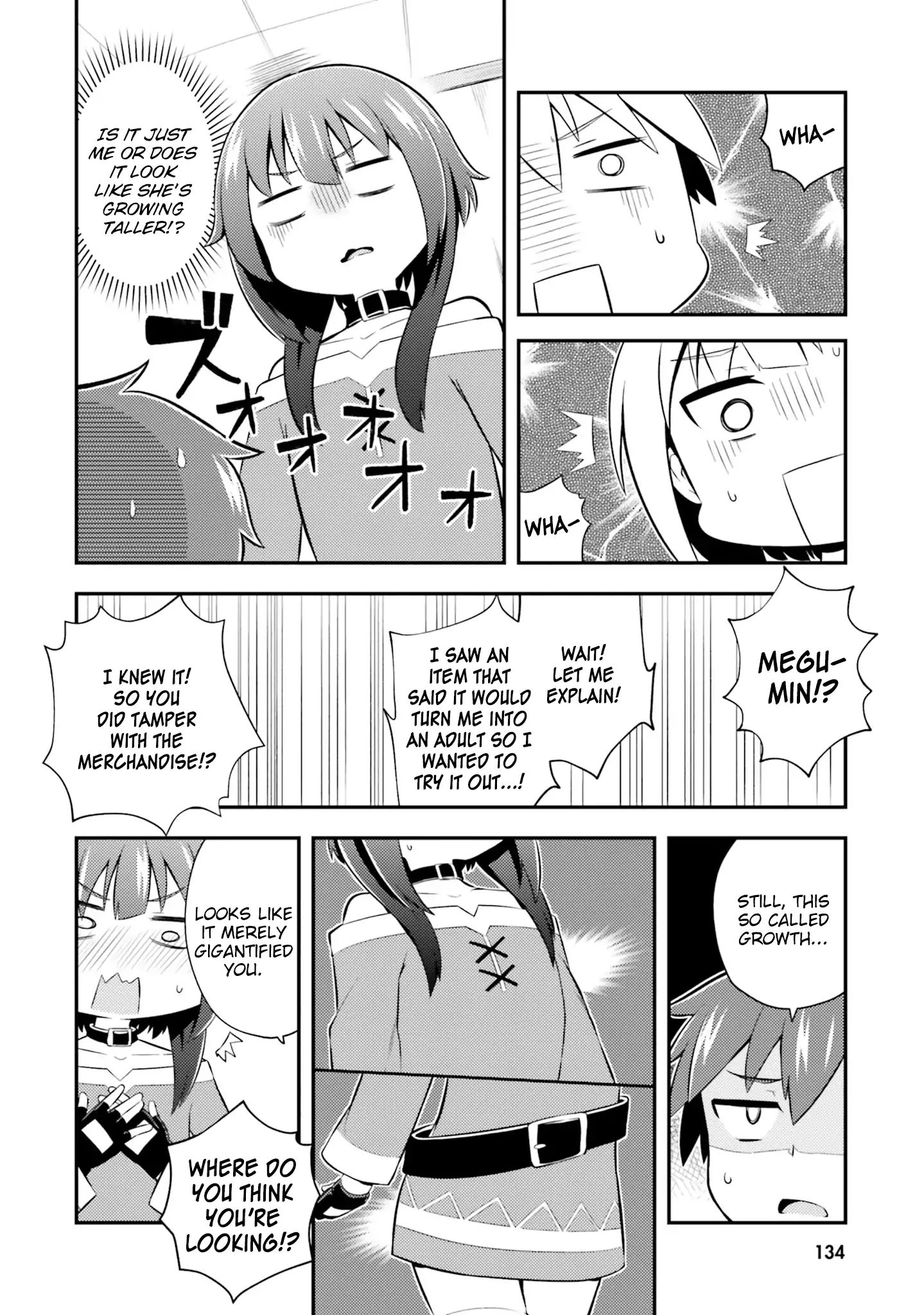 Kono Subarashii Sekai Ni Shukufuku Wo! Megumin Anthology Aka - Chapter 12: Gifting Growth For This Modest Body! (Texteater)