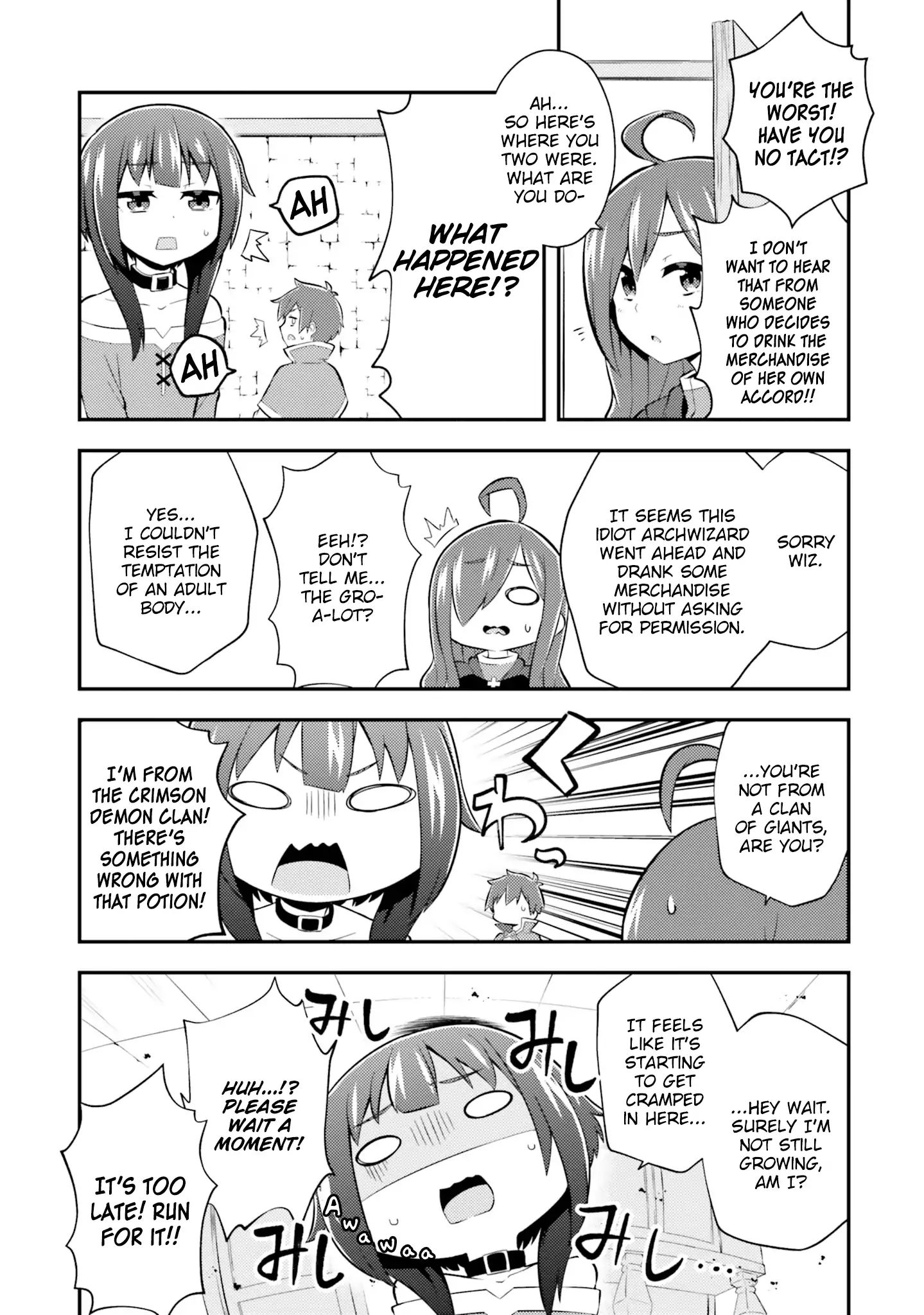 Kono Subarashii Sekai Ni Shukufuku Wo! Megumin Anthology Aka - Chapter 12: Gifting Growth For This Modest Body! (Texteater)