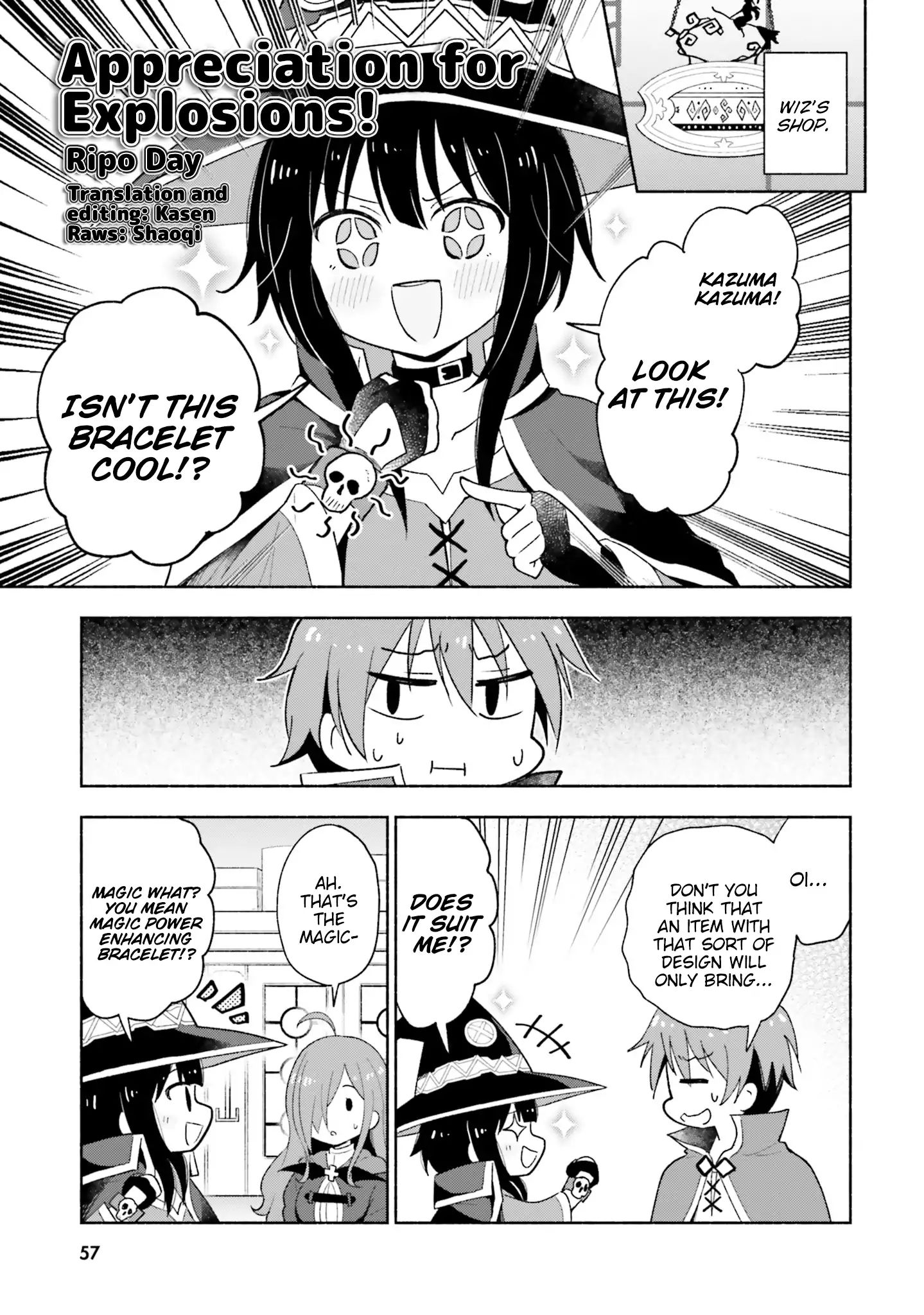 Kono Subarashii Sekai Ni Shukufuku Wo! Megumin Anthology Aka - Chapter 5: Appreciation For Explosions! (Ripo Day)