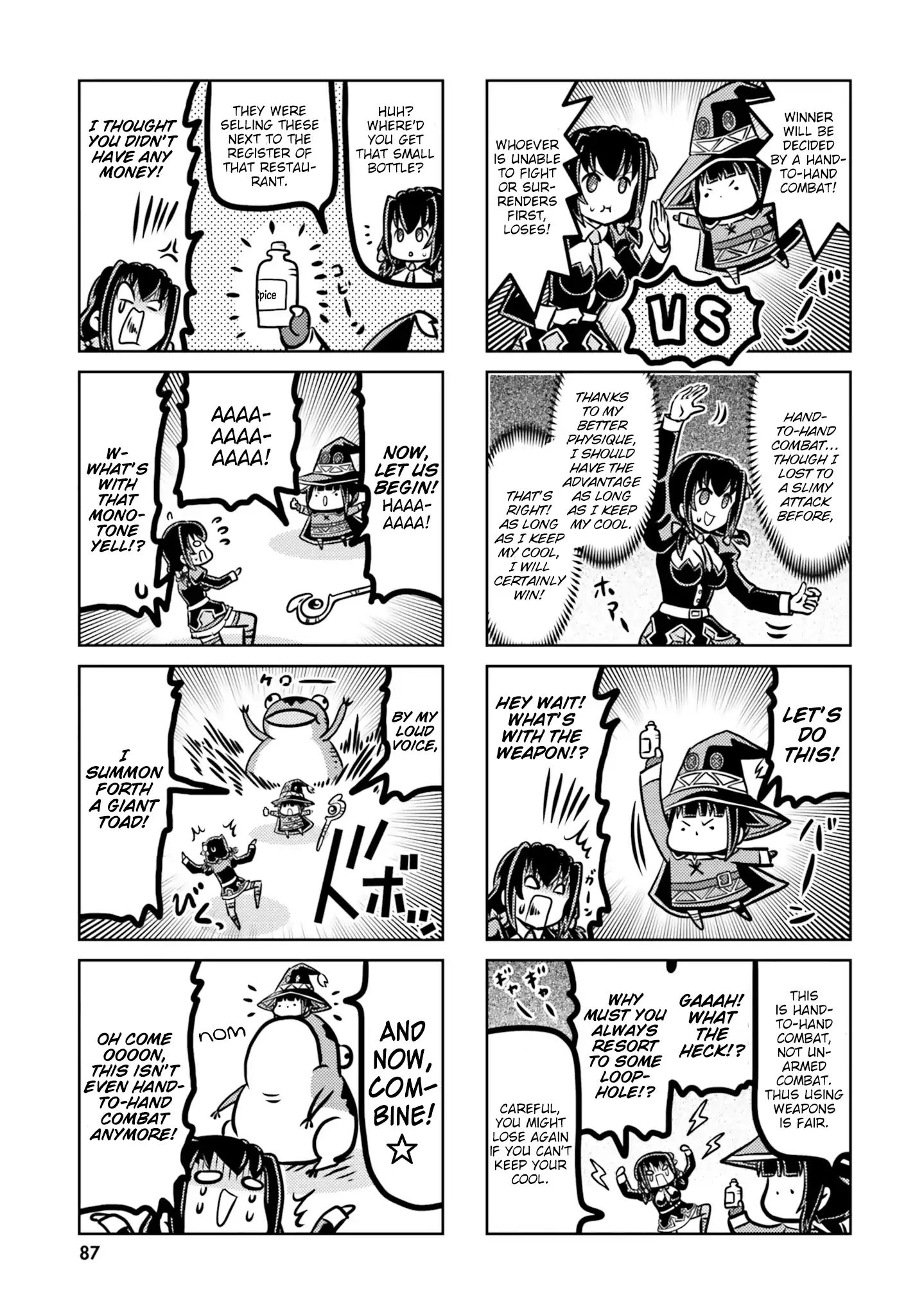 Kono Subarashii Sekai Ni Shukufuku Wo! Megumin Anthology Aka - Chapter 7: Futaba Masumi - Chibi Crimson Demon Girl's Ordinary Day