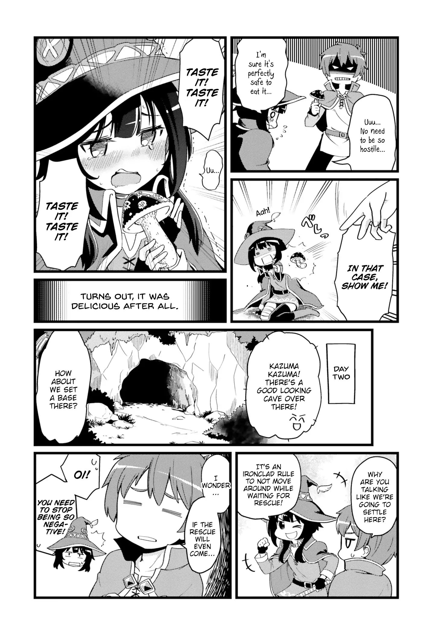 Kono Subarashii Sekai Ni Shukufuku Wo! Megumin Anthology Aka - Chapter 11: Gifting This Survival With Blessings! (Magokoro Kurage)