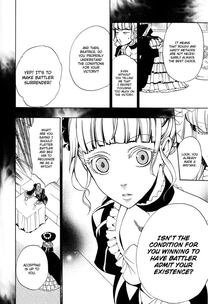 Umineko No Naku Koro Ni Episode 3: Banquet Of The Golden Witch - Vol.2 Chapter 9 : Conditions For Victory