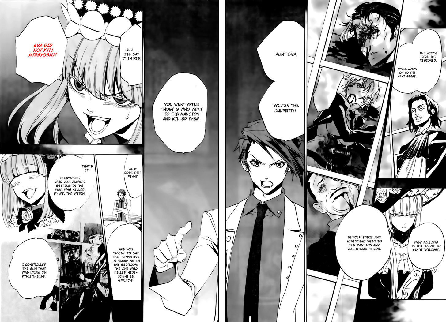 Umineko No Naku Koro Ni Episode 3: Banquet Of The Golden Witch - Vol.4 Chapter 18 : Battler Vs Eva