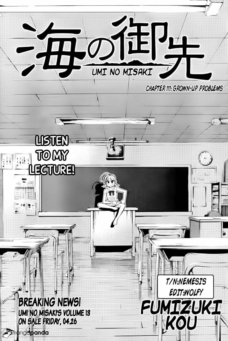 Umi No Misaki - Chapter 111 : Grown-Up Problems