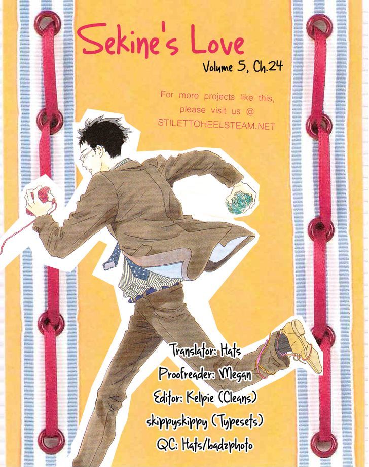 Sekine-Kun No Koi - Vol.5 Chapter 24 : Where Champagne Bubbles Go