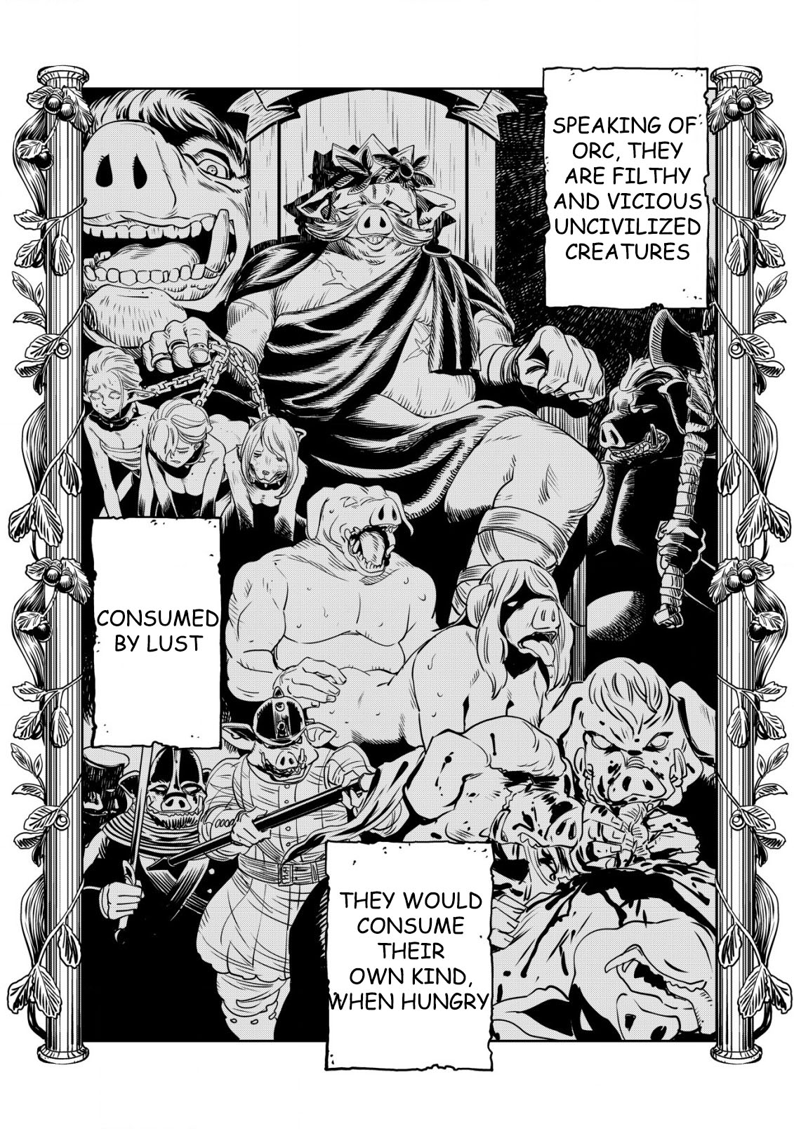 Orcsen Oukokushi – Yaban Na Ooku No Kuni Wa, Ikanishite Heiwa Na Elf No Kuni Wo Yakiharau Ni Itatta Ka - Vol.1 Chapter 1