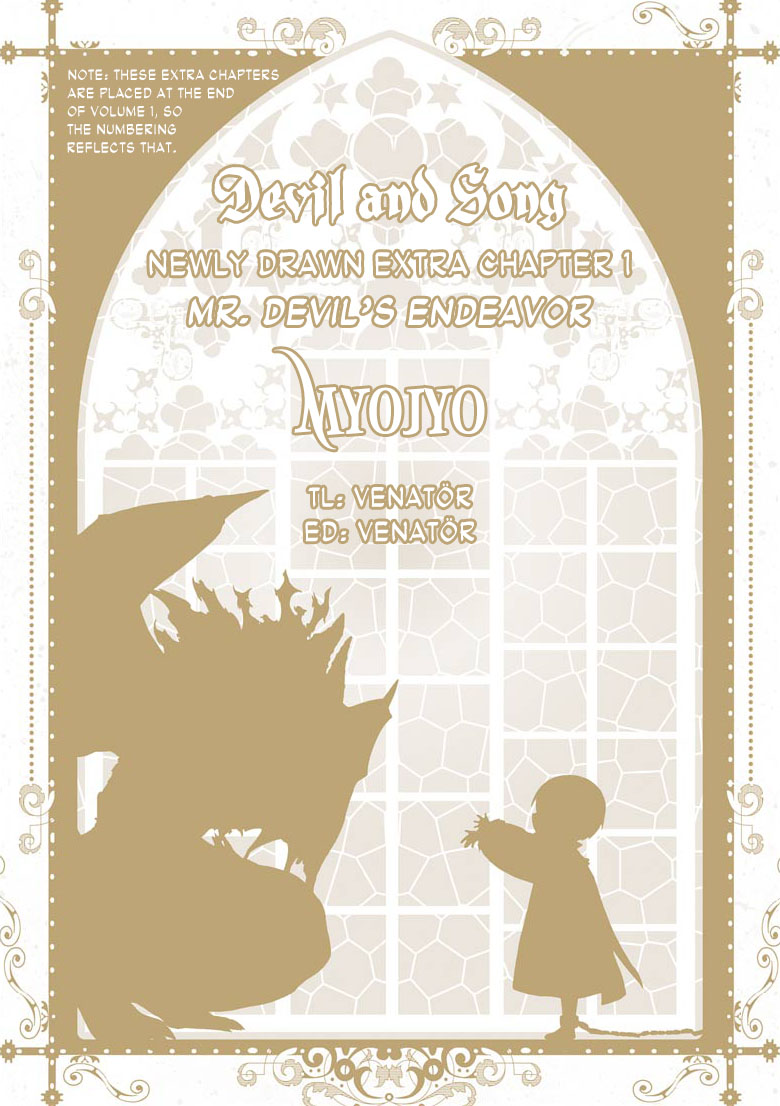 Devil And Song - Vol.1 Chapter 5.1: Extra Chapter 1: Mr. Devil’s Endeavor