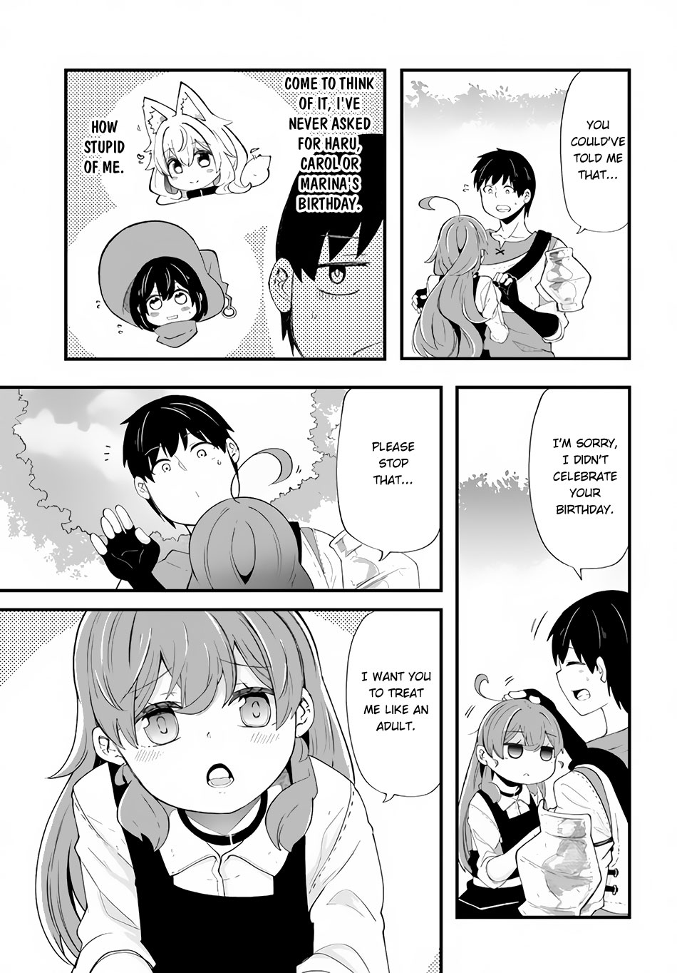 Seichou Cheat De Nandemo Dekiru You Ni Natta Ga, Mushoku Dake Wa Yamerarenai You Desu - Chapter 33: Carol's Confession