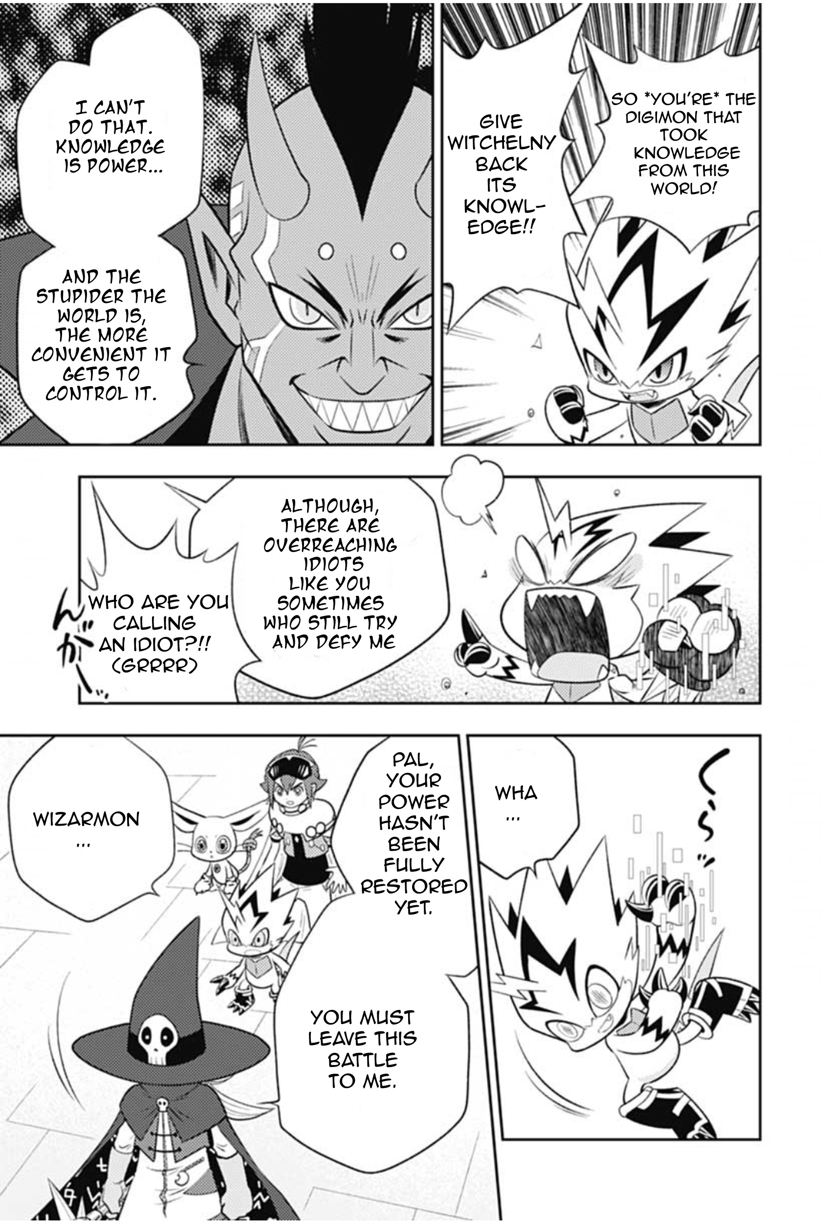 Digimon Dreamers - Vol.2 Chapter 19: The Terrifying Demon's Shout