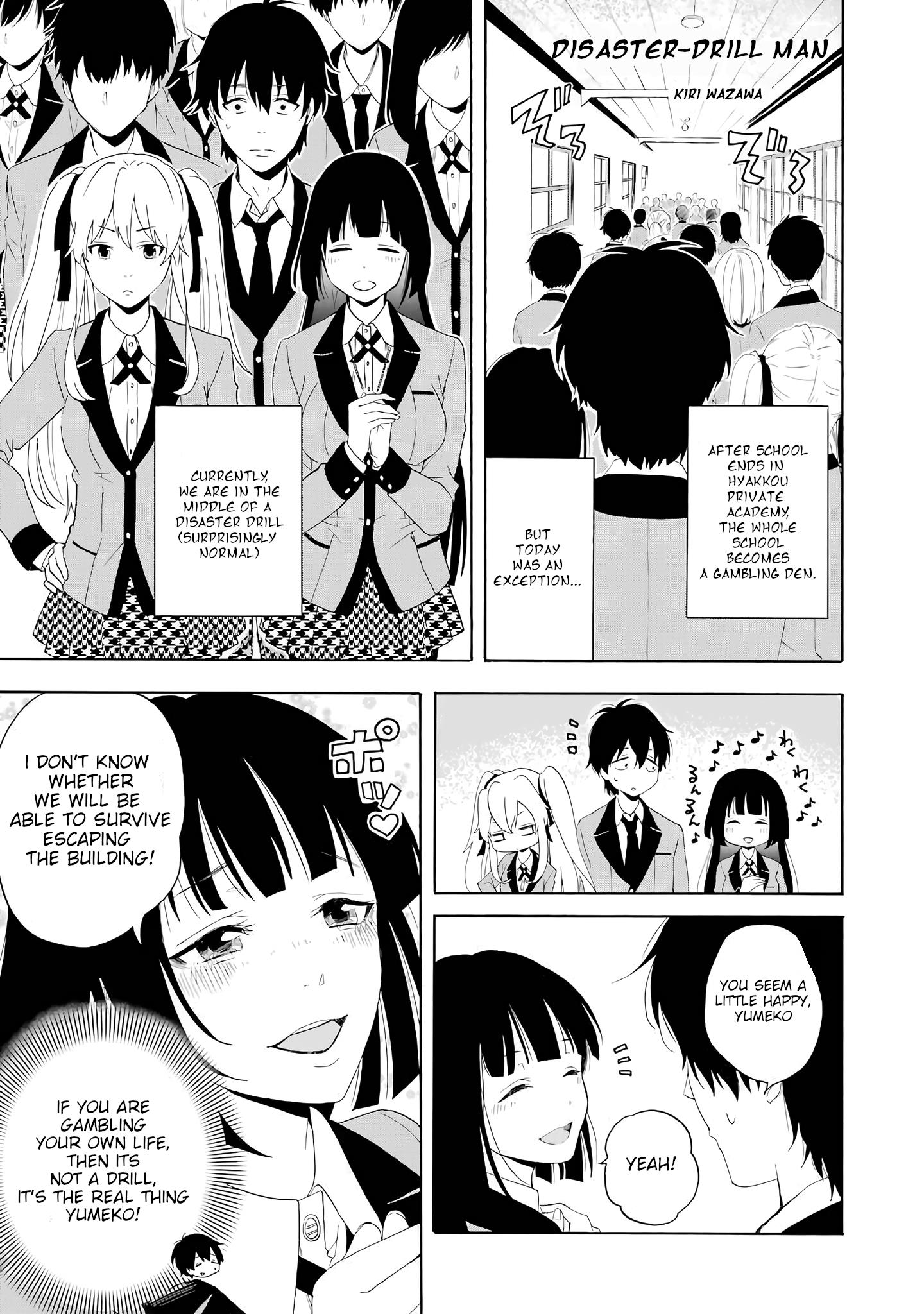 Kakegurui Yorozu - Kakegurui Koushiki Anthology - Chapter 2: Disaster-Drill Man