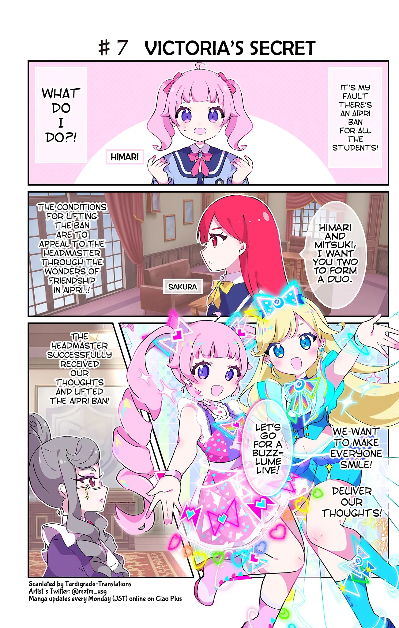 Himitsu No Aipri Full Color Osarai 4-Koma - Chapter 7: Victoria's Secret