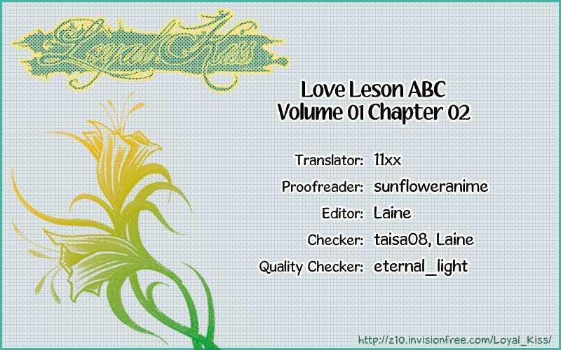 Love Lesson Abc - Vol.1 Chapter 2 : That Guy I Met, I Kissed