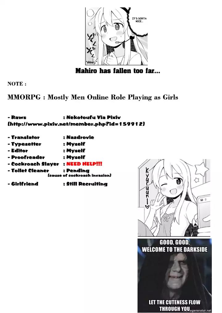 Onii-Chan Is Done For - Chapter 4: Mahiro And Mmorpg