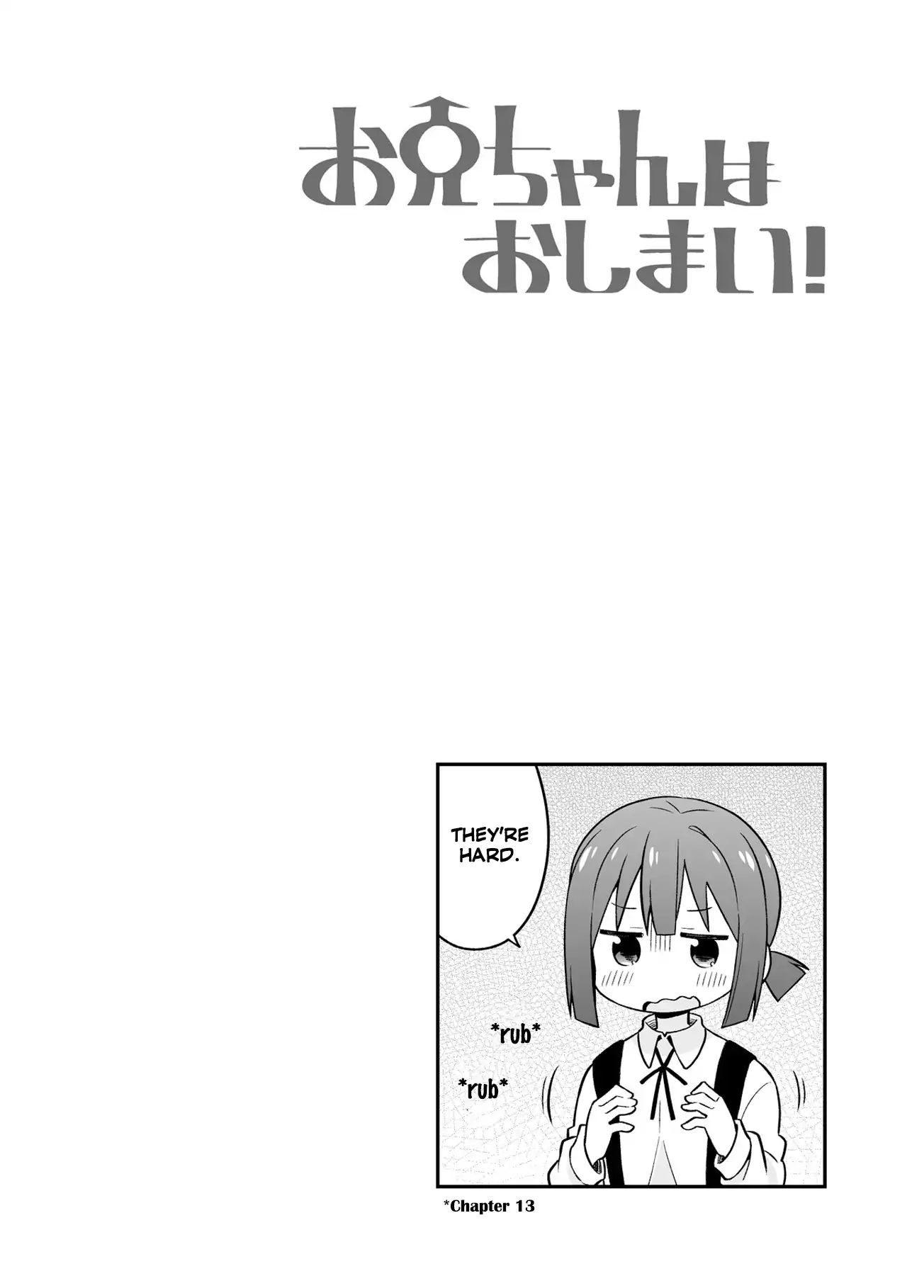 Onii-Chan Is Done For - Chapter 20.9: Mini Extras