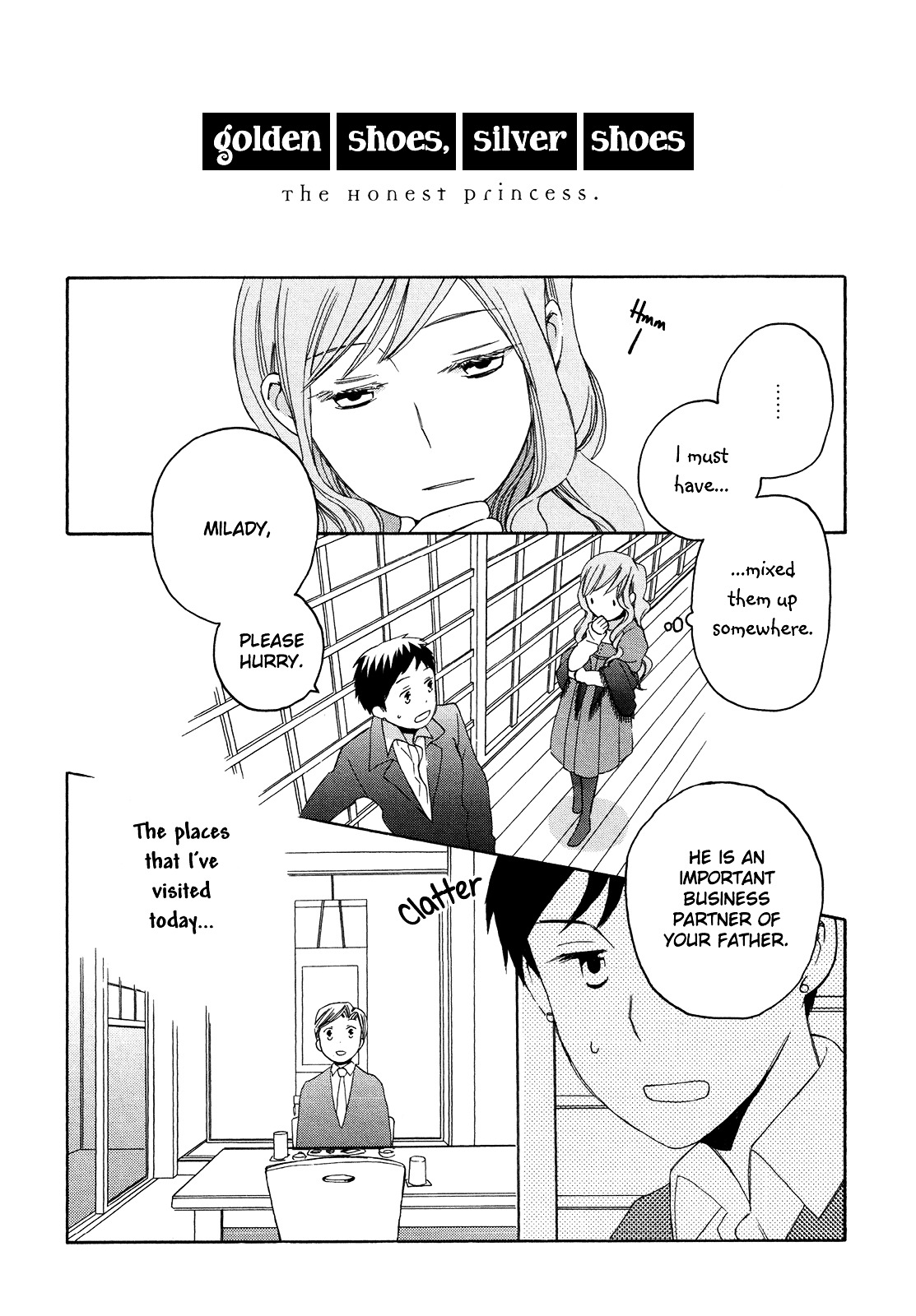 Kono Kutsu Shirimasen Ka? - Chapter 2 : Golden Shoes, Silver Shoes - The Honest Princess.