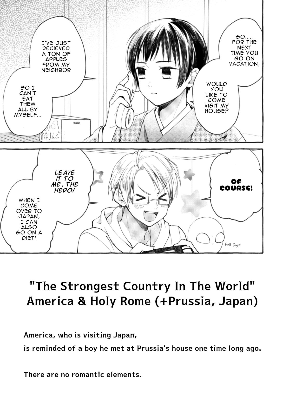 Hetalia - Dj Oneshots By Kobu - Vol.1 Chapter 5: The Strongest Country In The World (Preview)