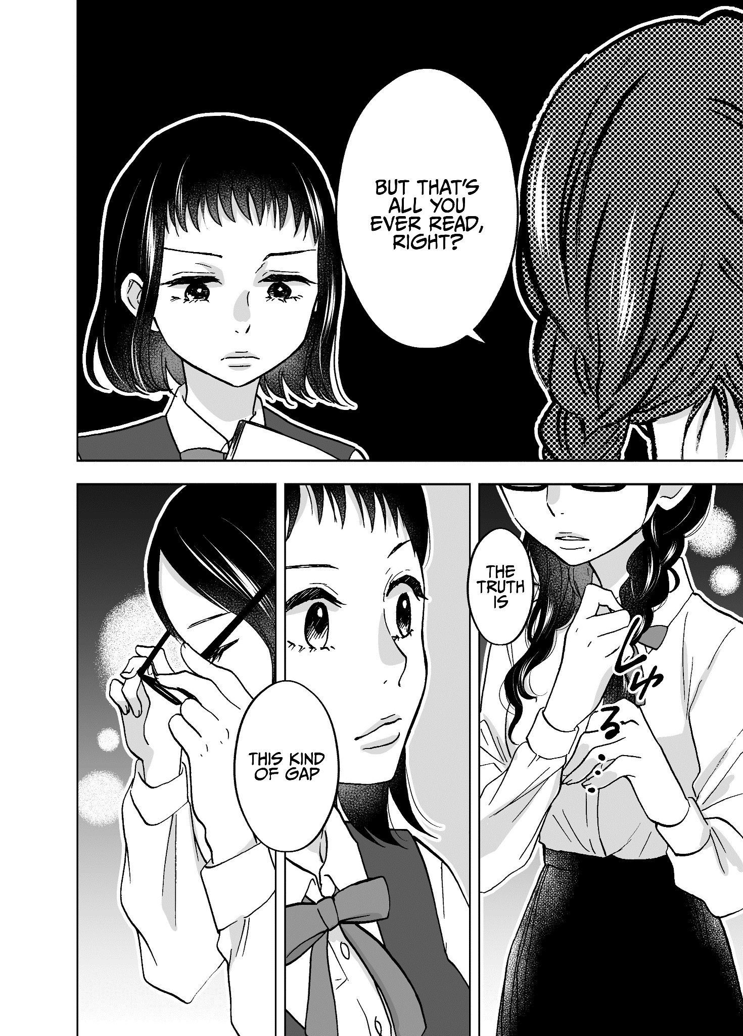 A Senpai Who Can’t Stand Manga Where The Girl Is Considered More Attractive After Changing Her Appearance - Chapter : Oneshot