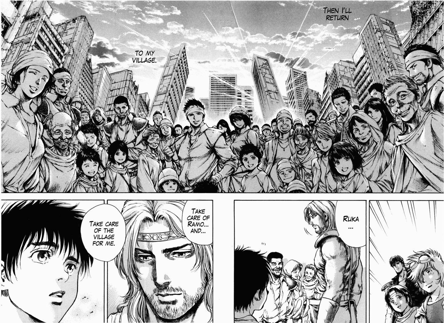 Shirogane No Seija - Hokuto No Ken Toki Gaiden - Vol.6 Chapter 46 : Setting Out And Parting...