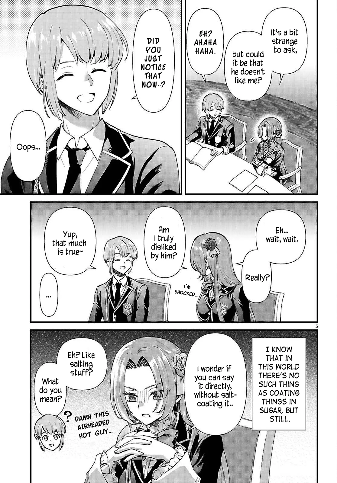 Danshi Koukousei, Otome Game No Akuyaku Reijou Ni Tensei Suru - Chapter 9: Lilies Or Roses?