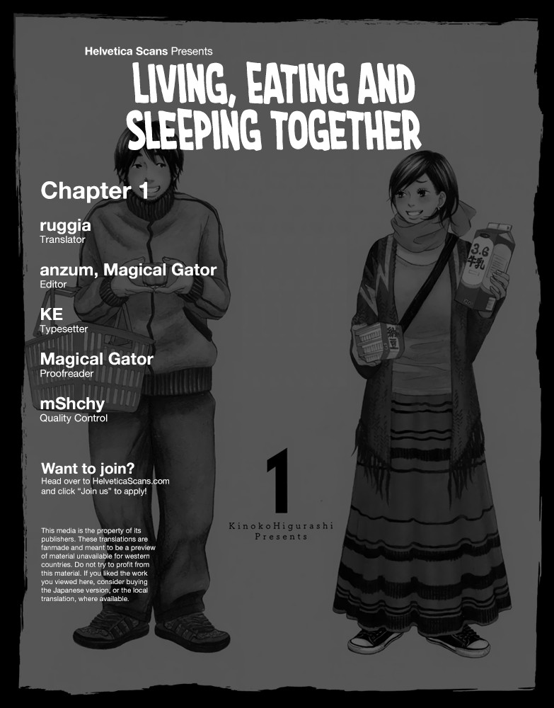 Living, Eating And Sleeping Together - Chapter 1: More Than A Couple, Less Than Husband & Wife