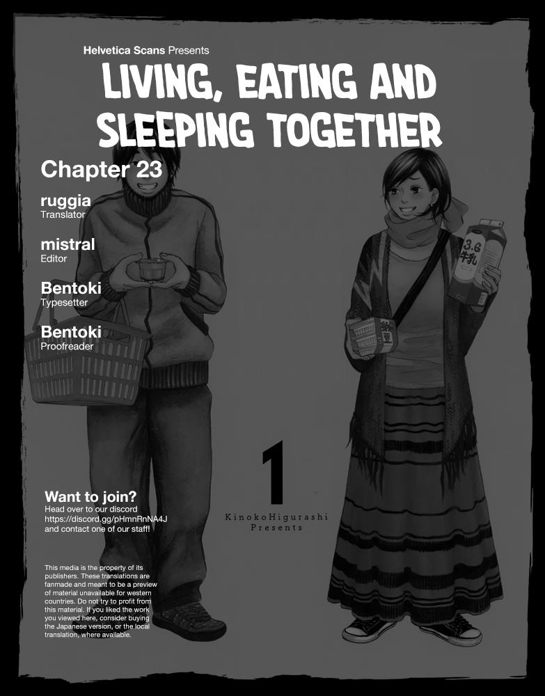 Living, Eating And Sleeping Together - Vol.5 Chapter 23: Moving