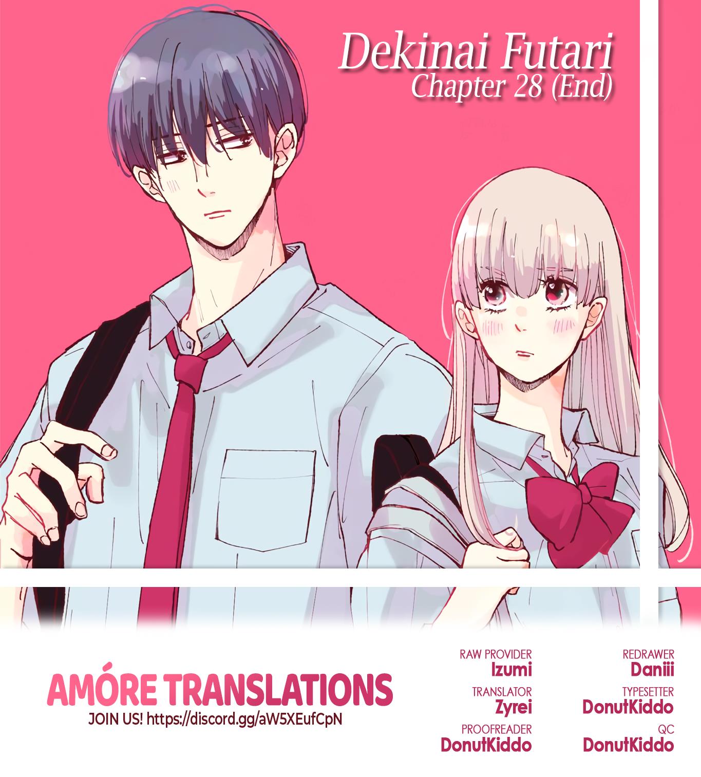 Dekinai Futari - Vol.5 Chapter 28: The Two Of Us [End]