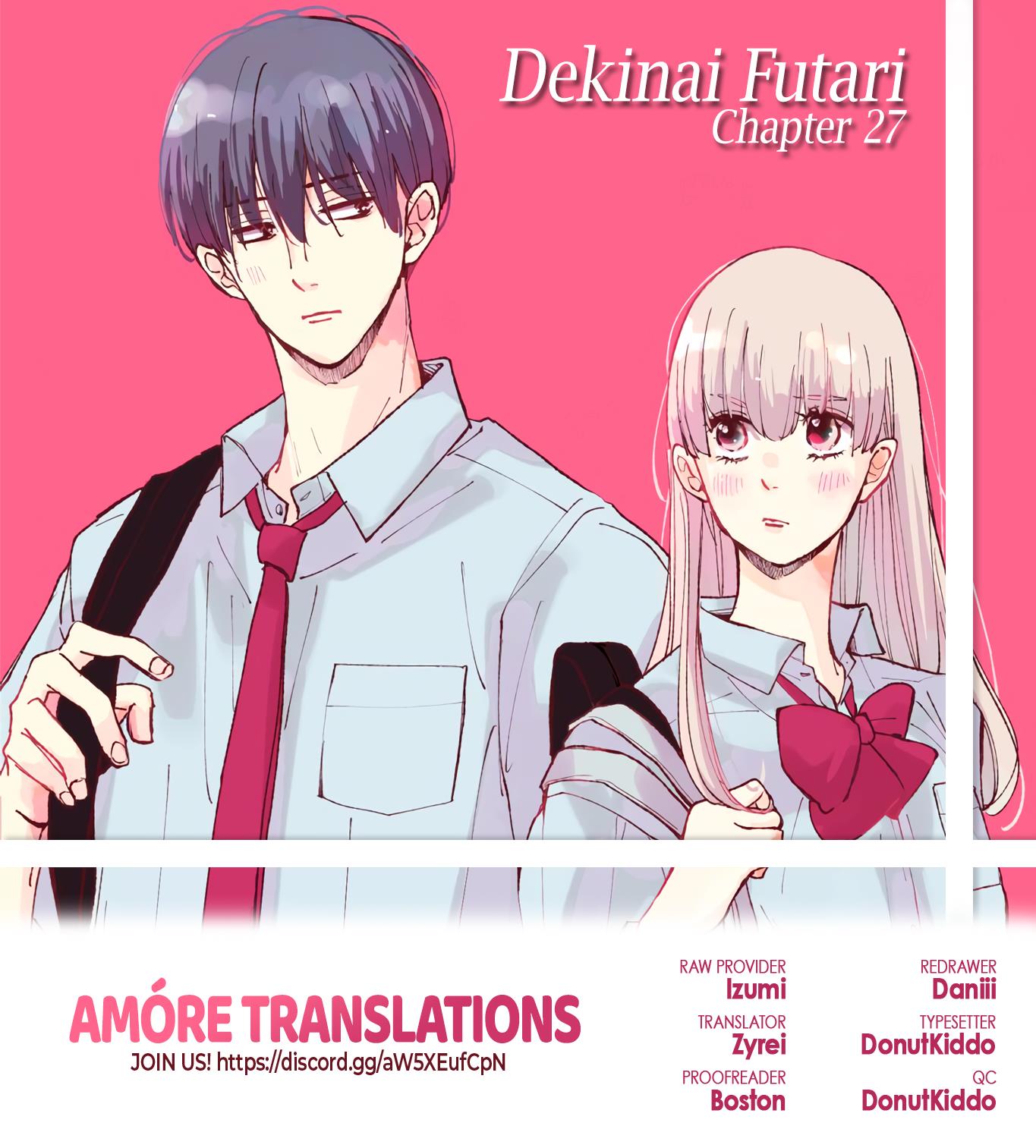 Dekinai Futari - Vol.5 Chapter 27: Departure