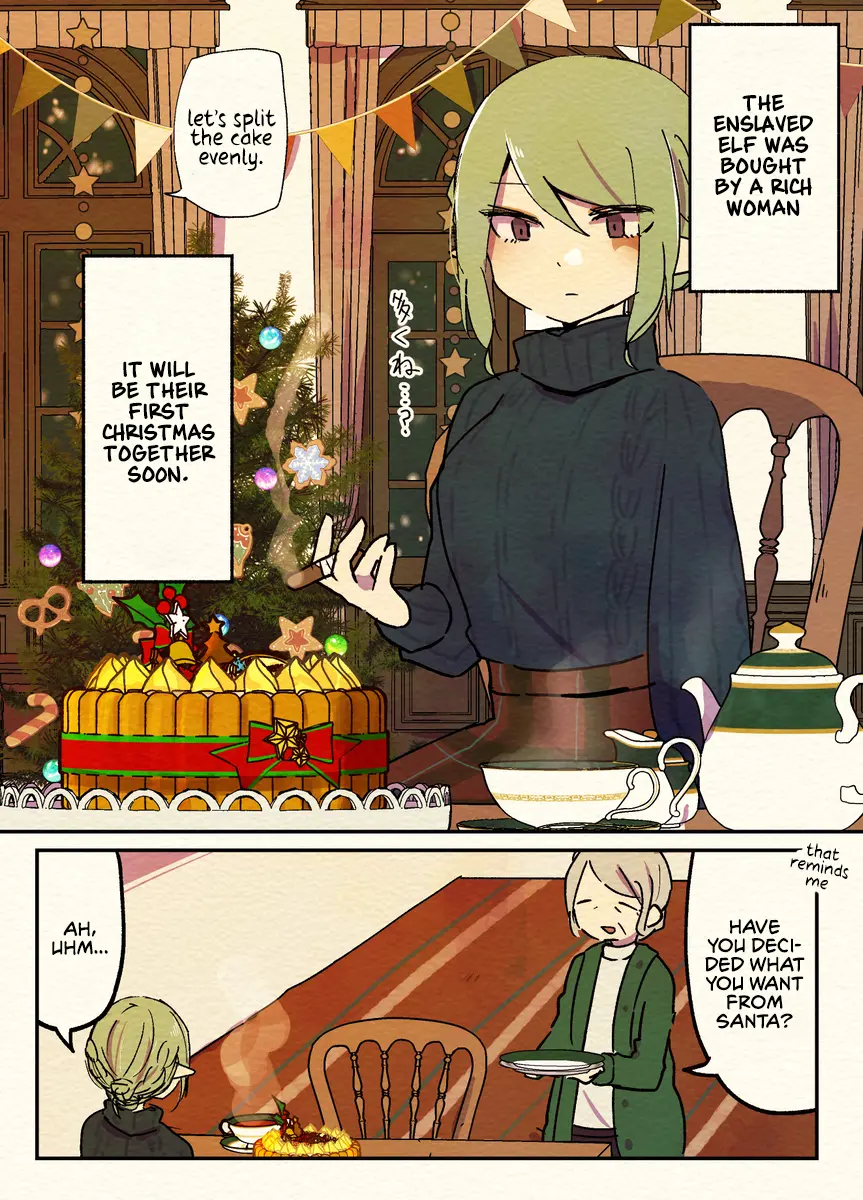 Shijou De Katta Dorei Elf Ni Oratsukareru - Chapter 12: Elf And Christmas