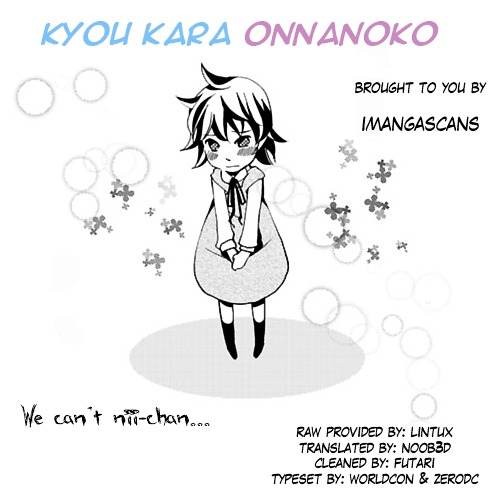 Kyou Kara Onnanoko!? - Chapter 1