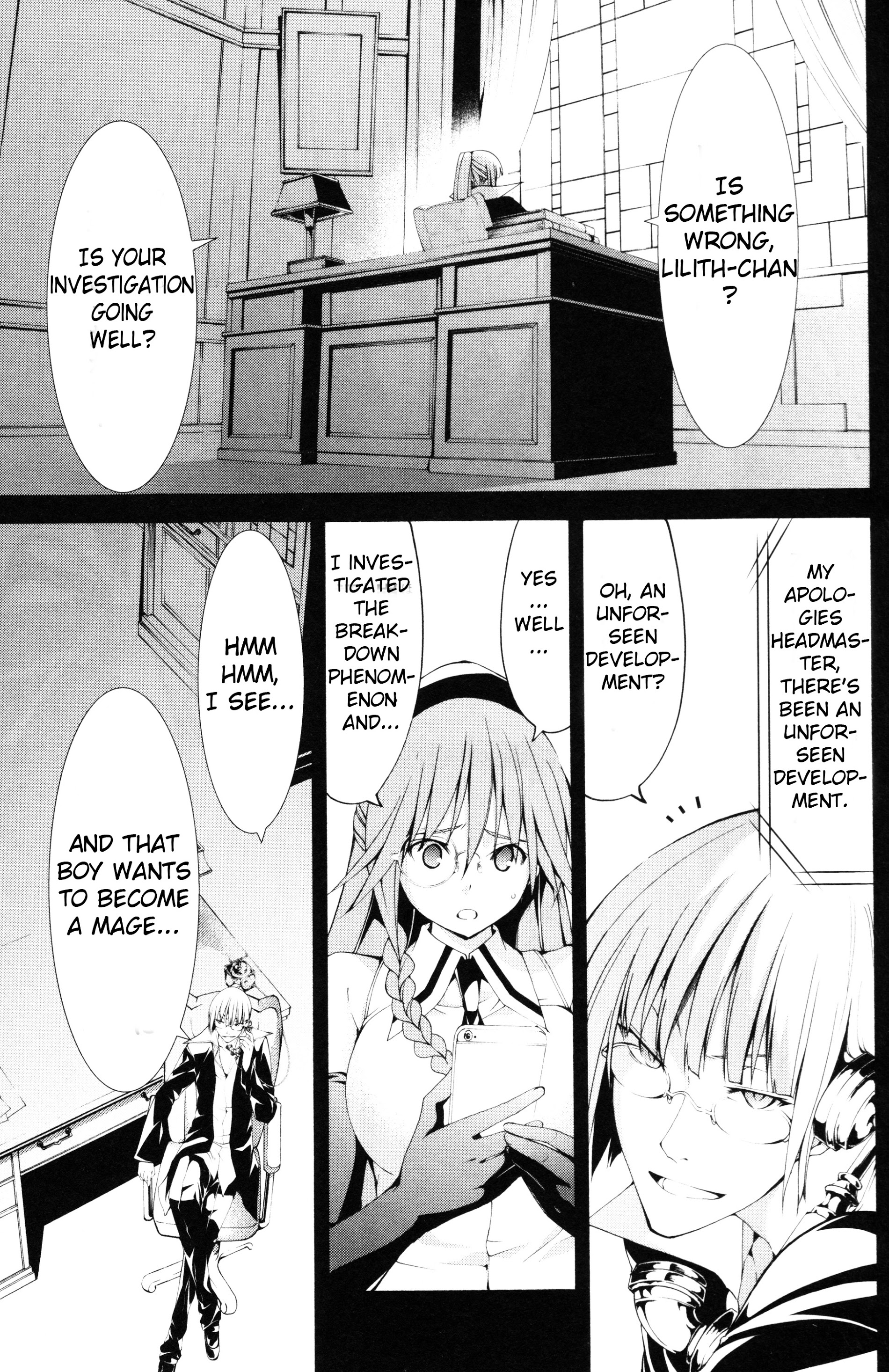 Trinity Seven Specials - Vol.1 Chapter 0 : New Face And School Life