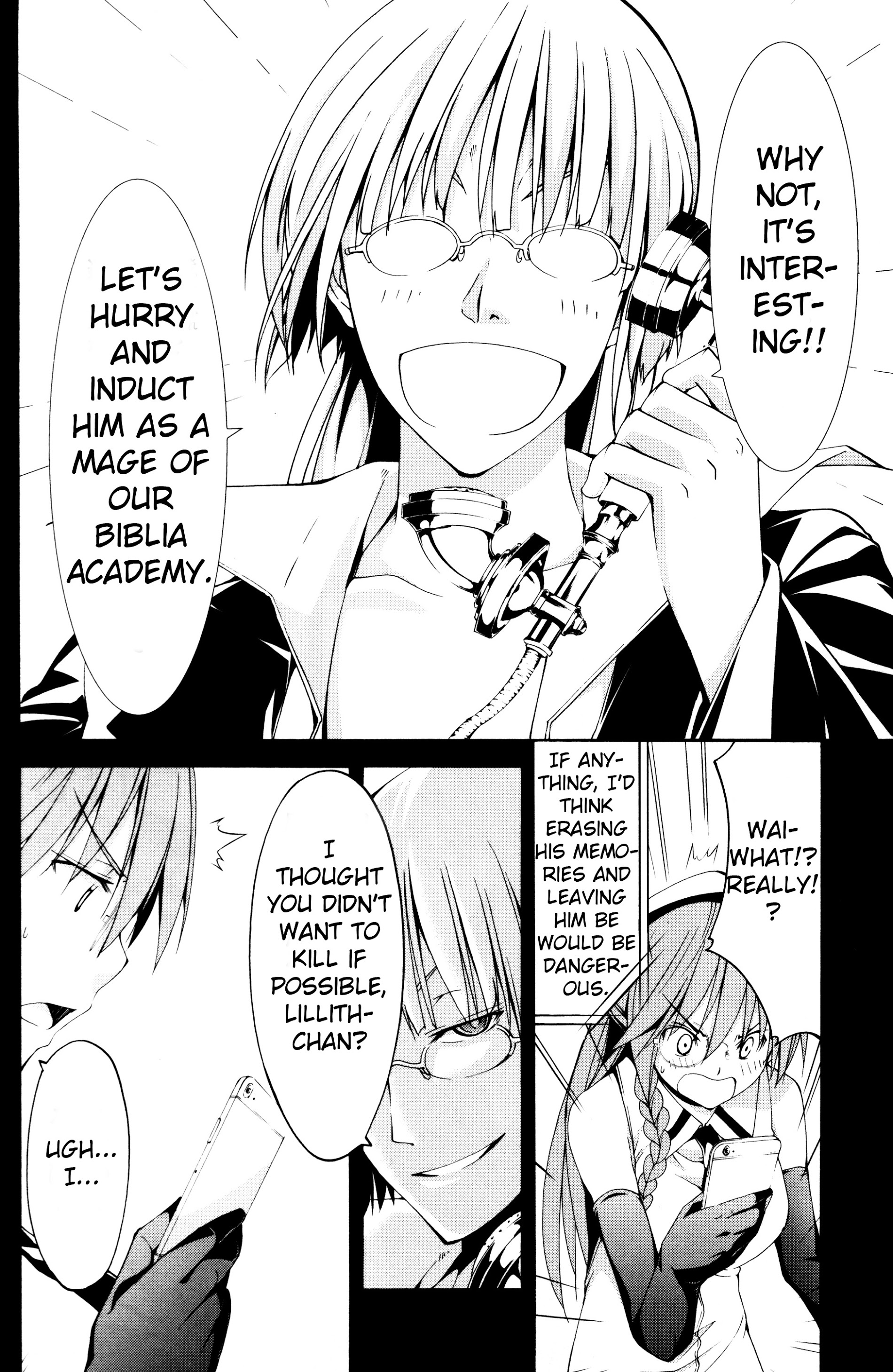 Trinity Seven Specials - Vol.1 Chapter 0 : New Face And School Life