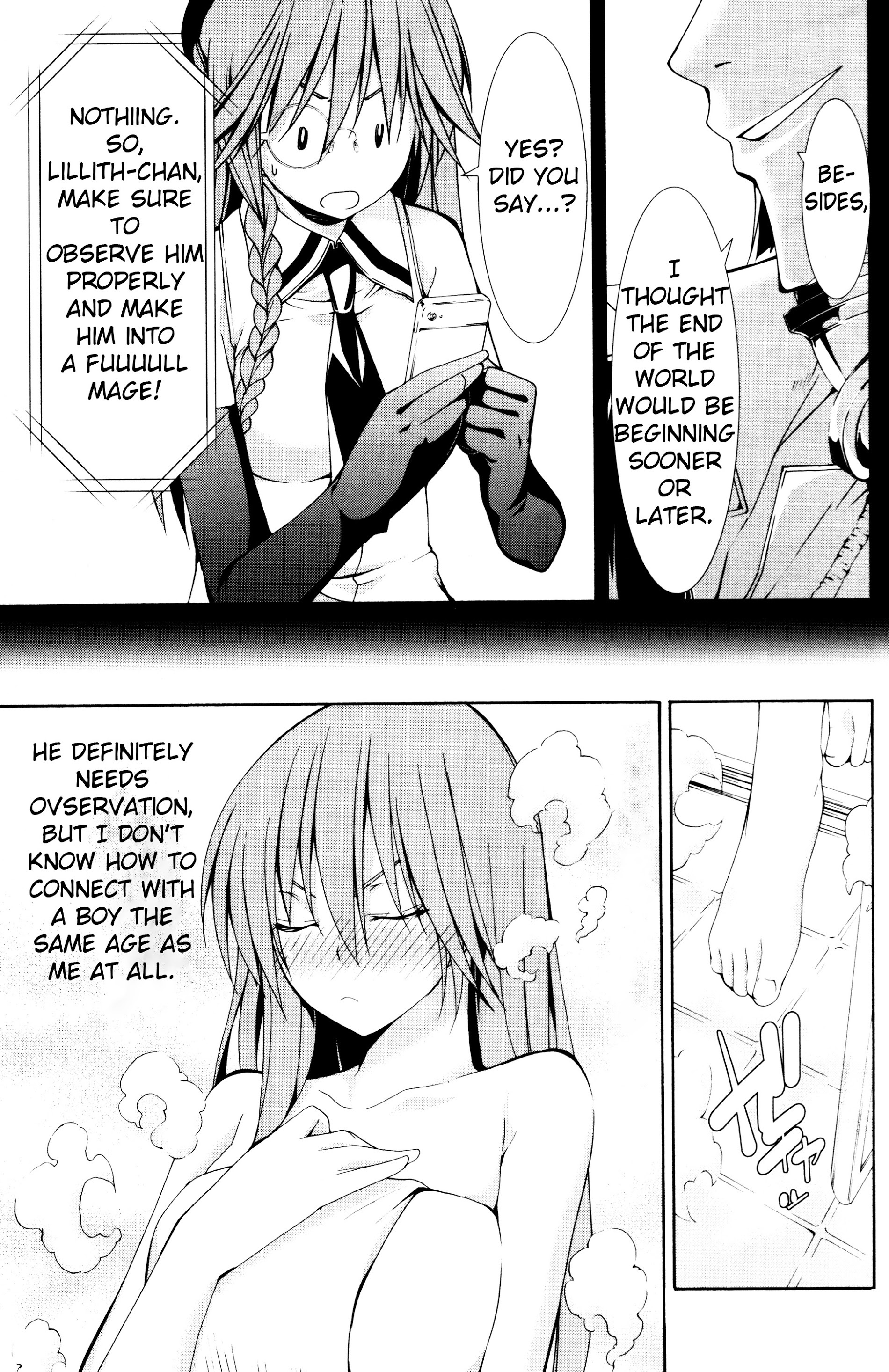 Trinity Seven Specials - Vol.1 Chapter 0 : New Face And School Life