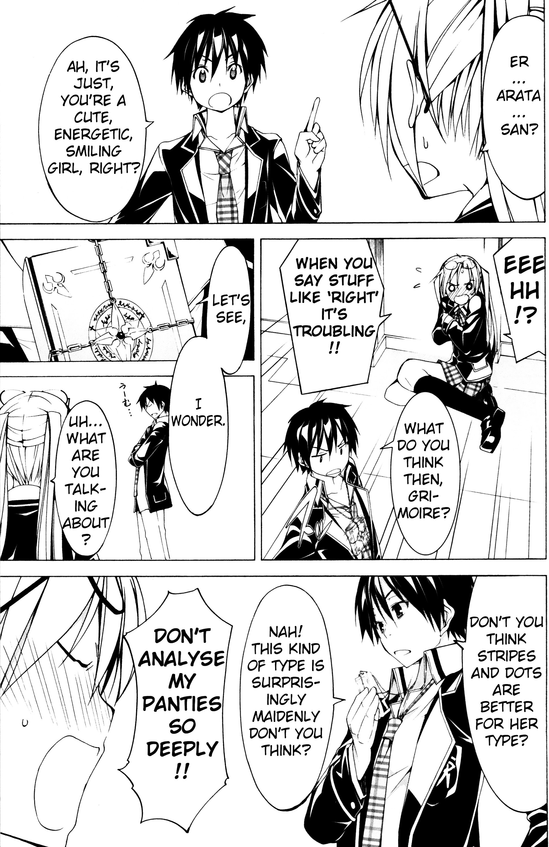 Trinity Seven Specials - Vol.1 Chapter 0 : New Face And School Life