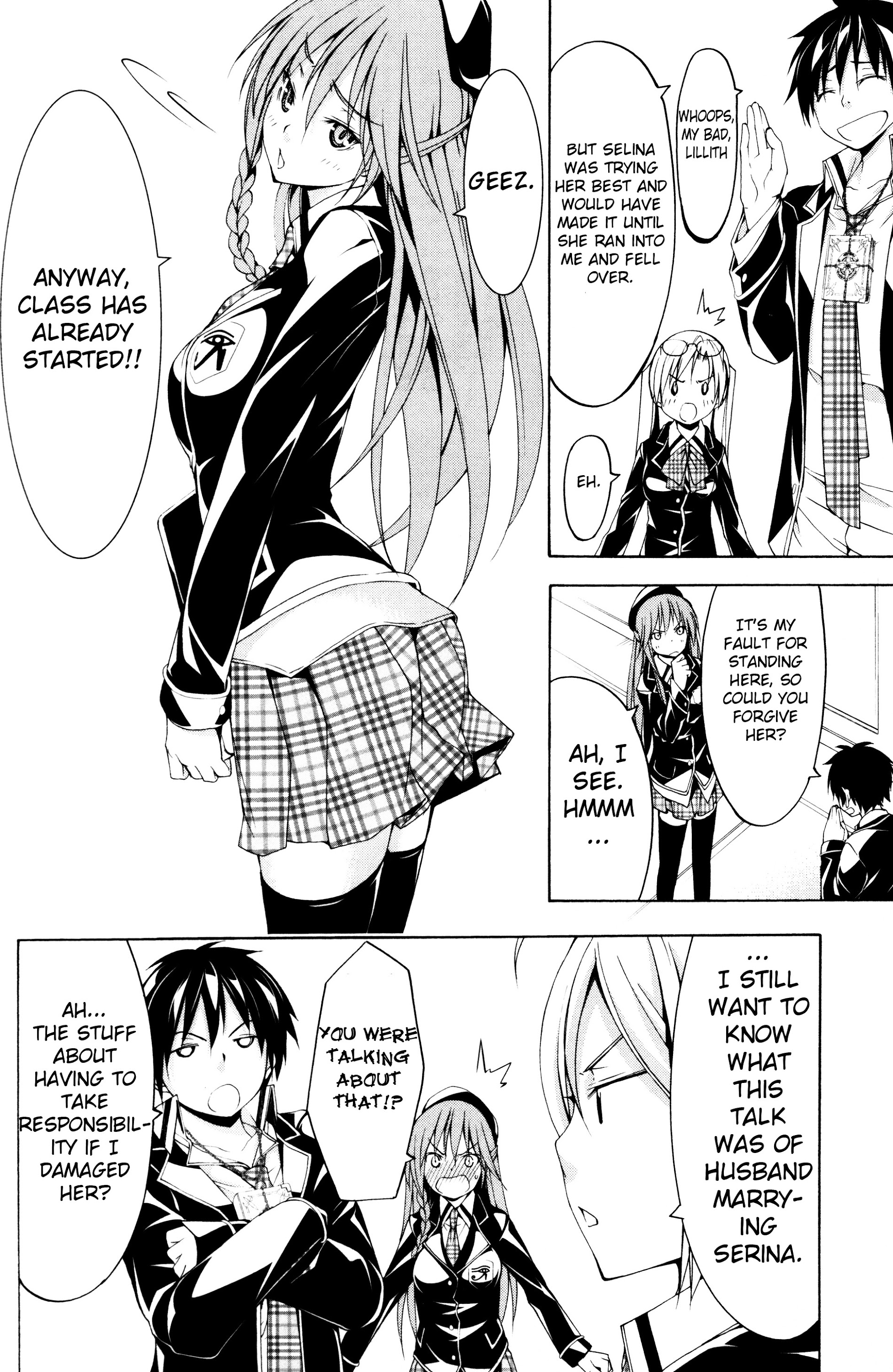 Trinity Seven Specials - Vol.1 Chapter 0 : New Face And School Life