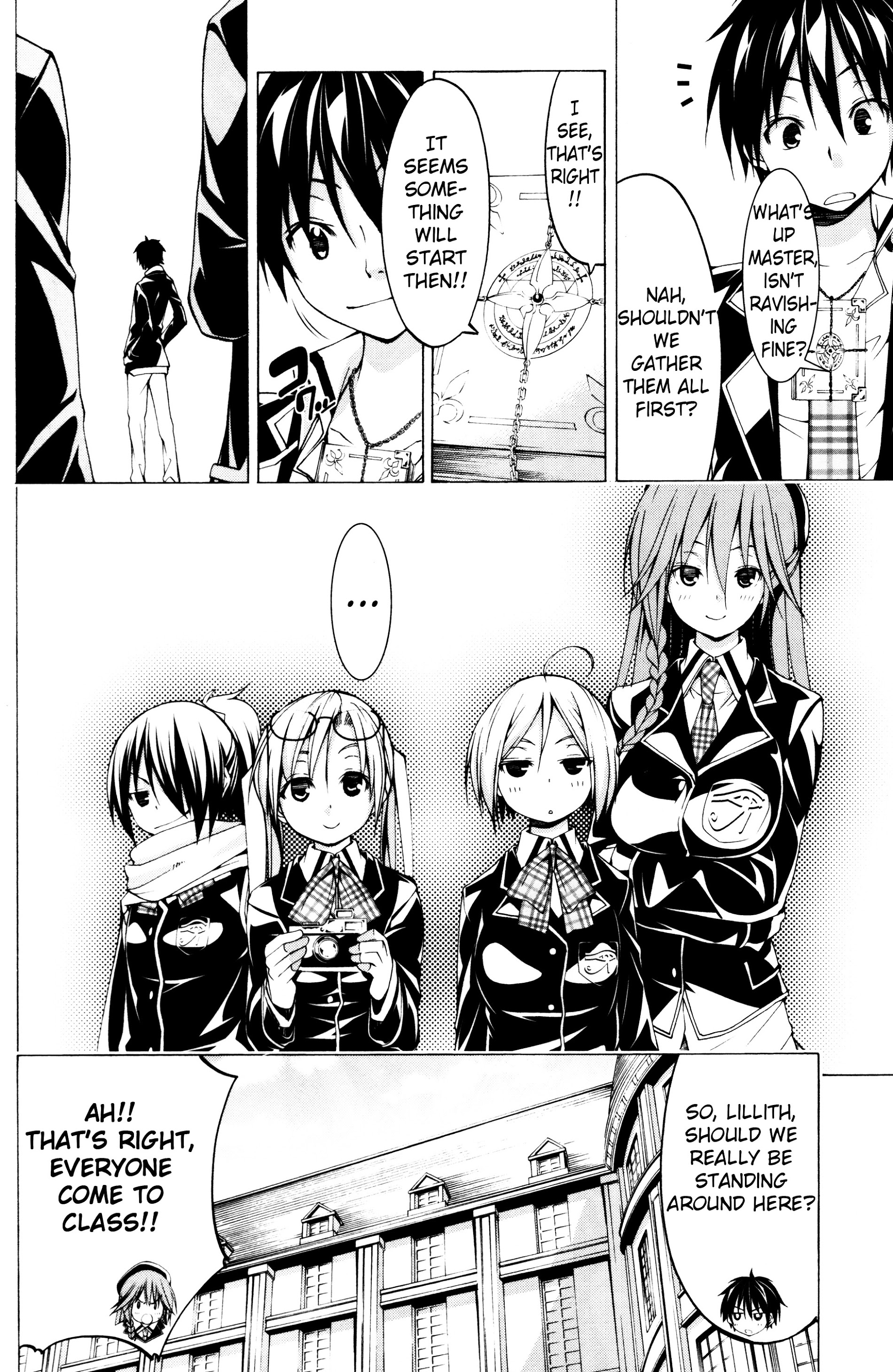 Trinity Seven Specials - Vol.1 Chapter 0 : New Face And School Life