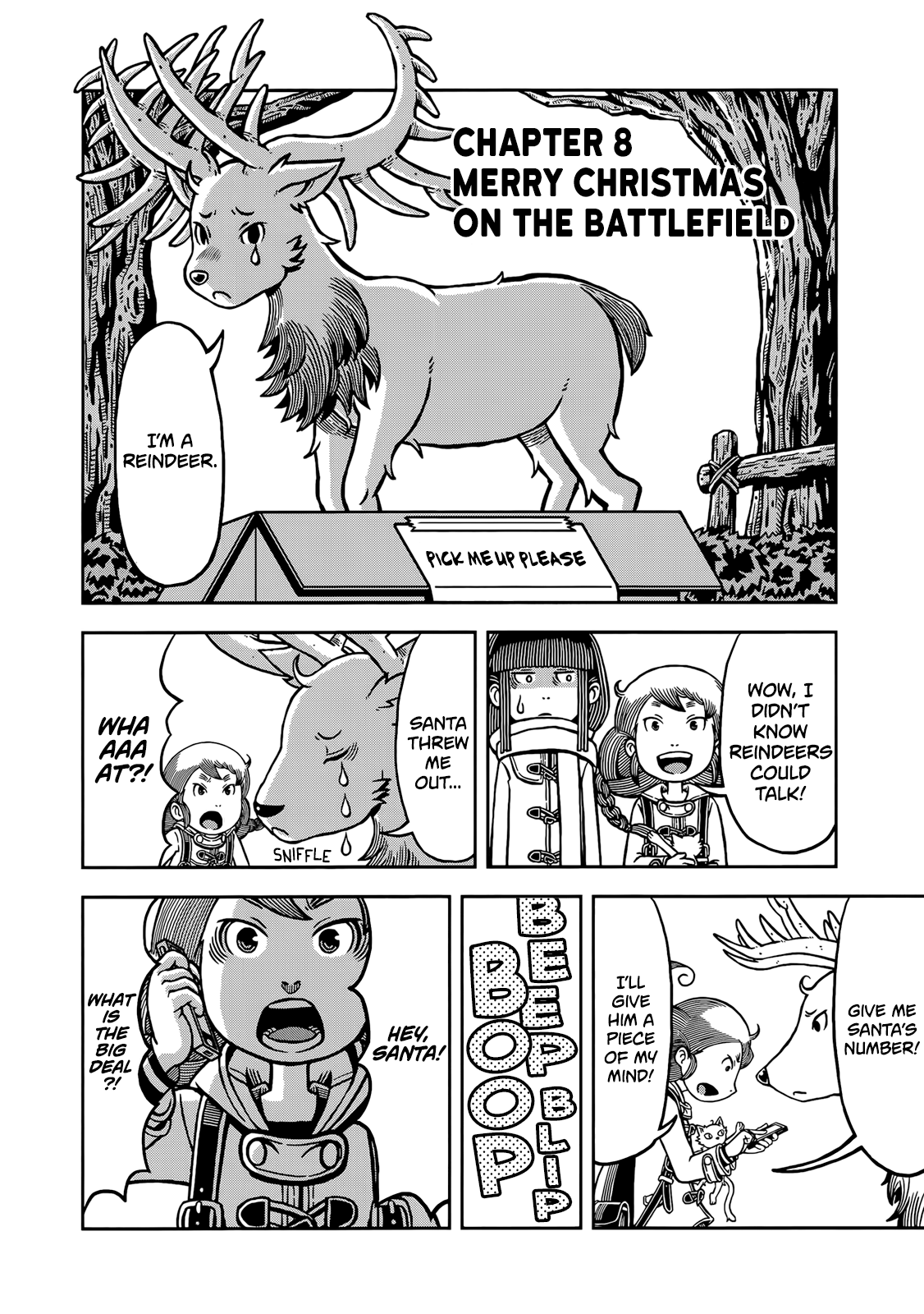 Koukishin Wa Joshikousei Wo Korosu - Vol.1 Chapter 8: Merry Christmas On The Battlefield