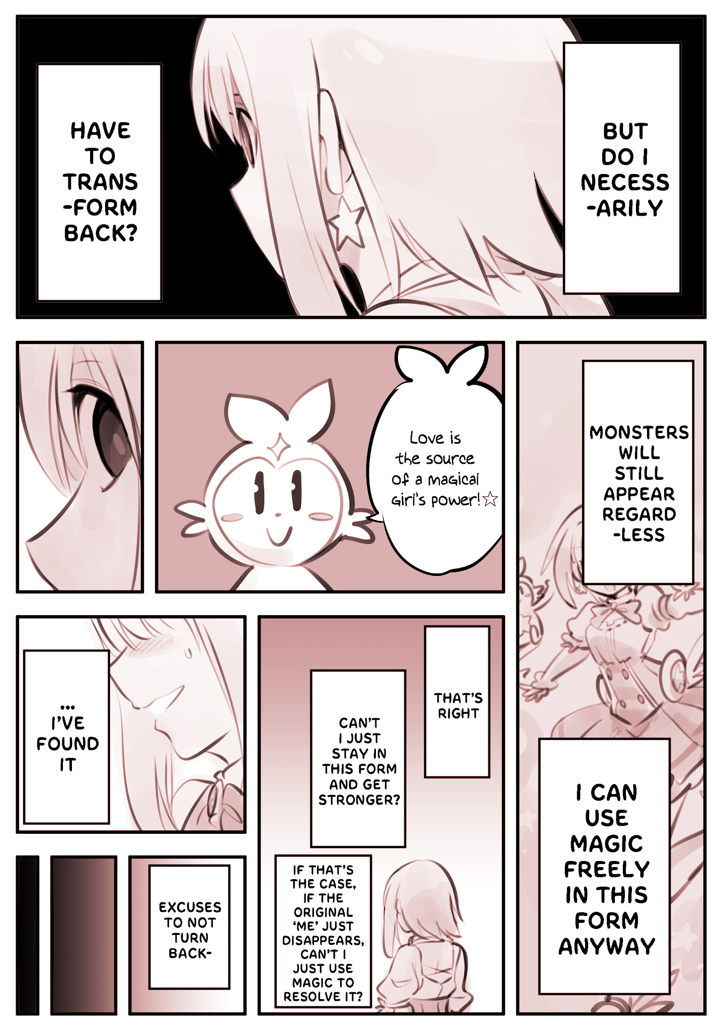 He Is A Magical Girl - Chapter 2: Scared Magical Girl